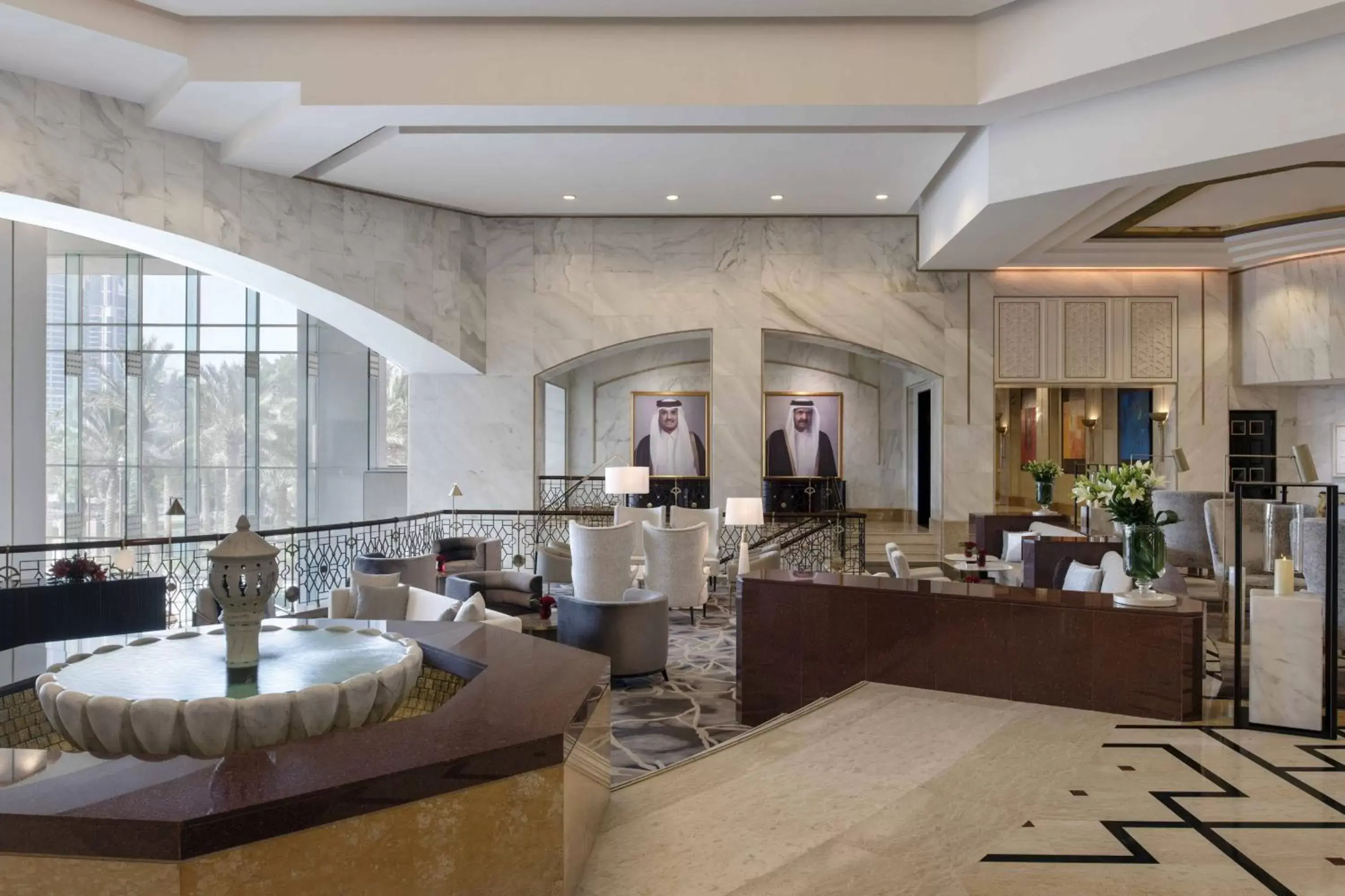 Lobby or reception, Restaurant/Places to Eat in The Ritz-Carlton, Doha