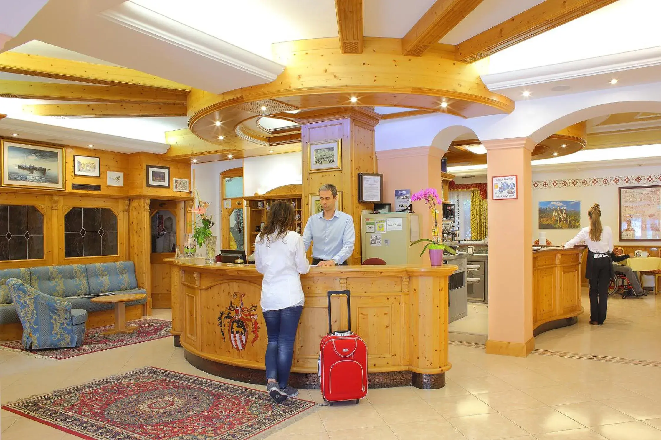 Lobby or reception in Hotel Sant'Ilario