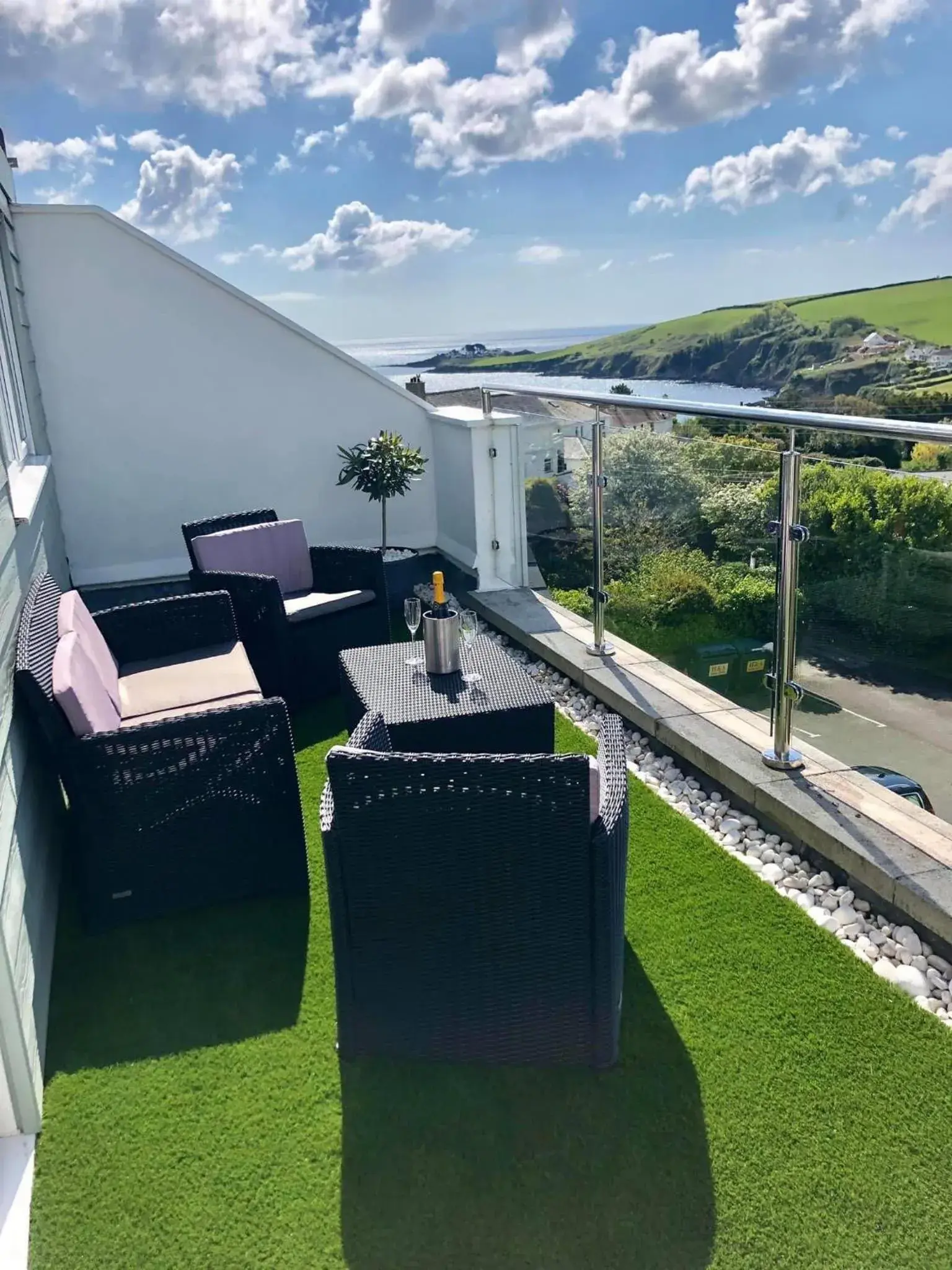 Balcony/Terrace in Tremarne Hotel