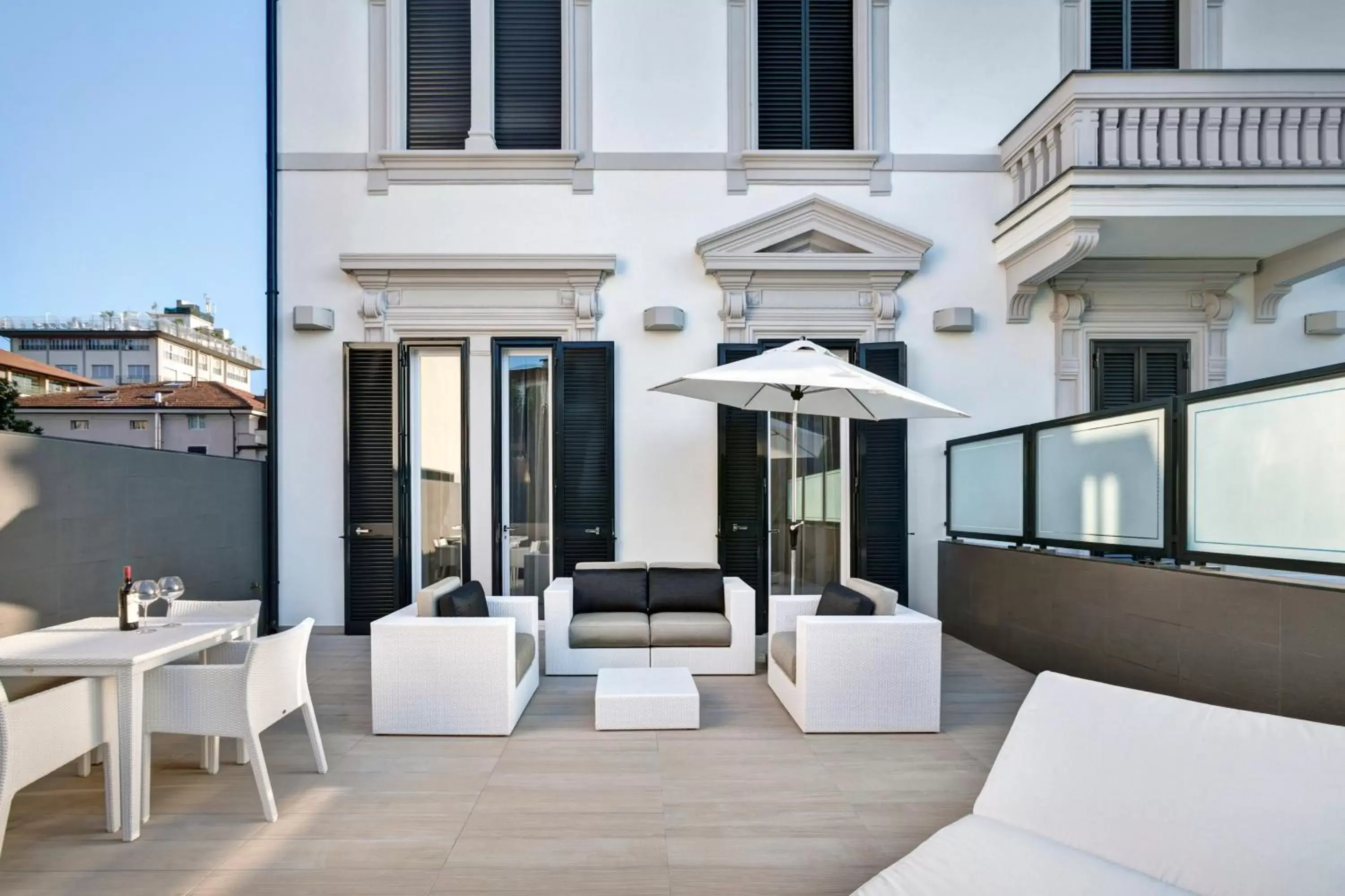 Balcony/Terrace in LHP Hotel Montecatini Palace & SPA