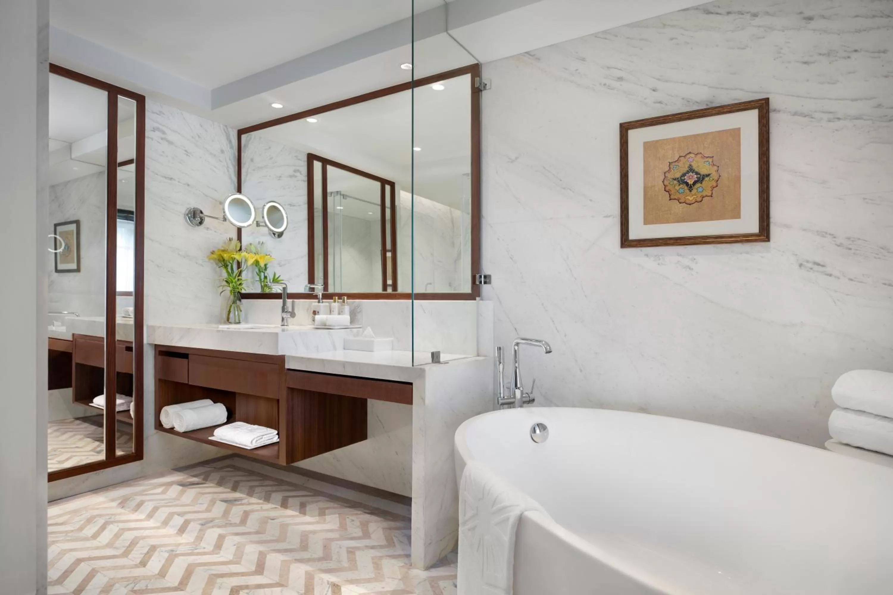 Bathroom in Tajview, Agra-IHCL SeleQtions