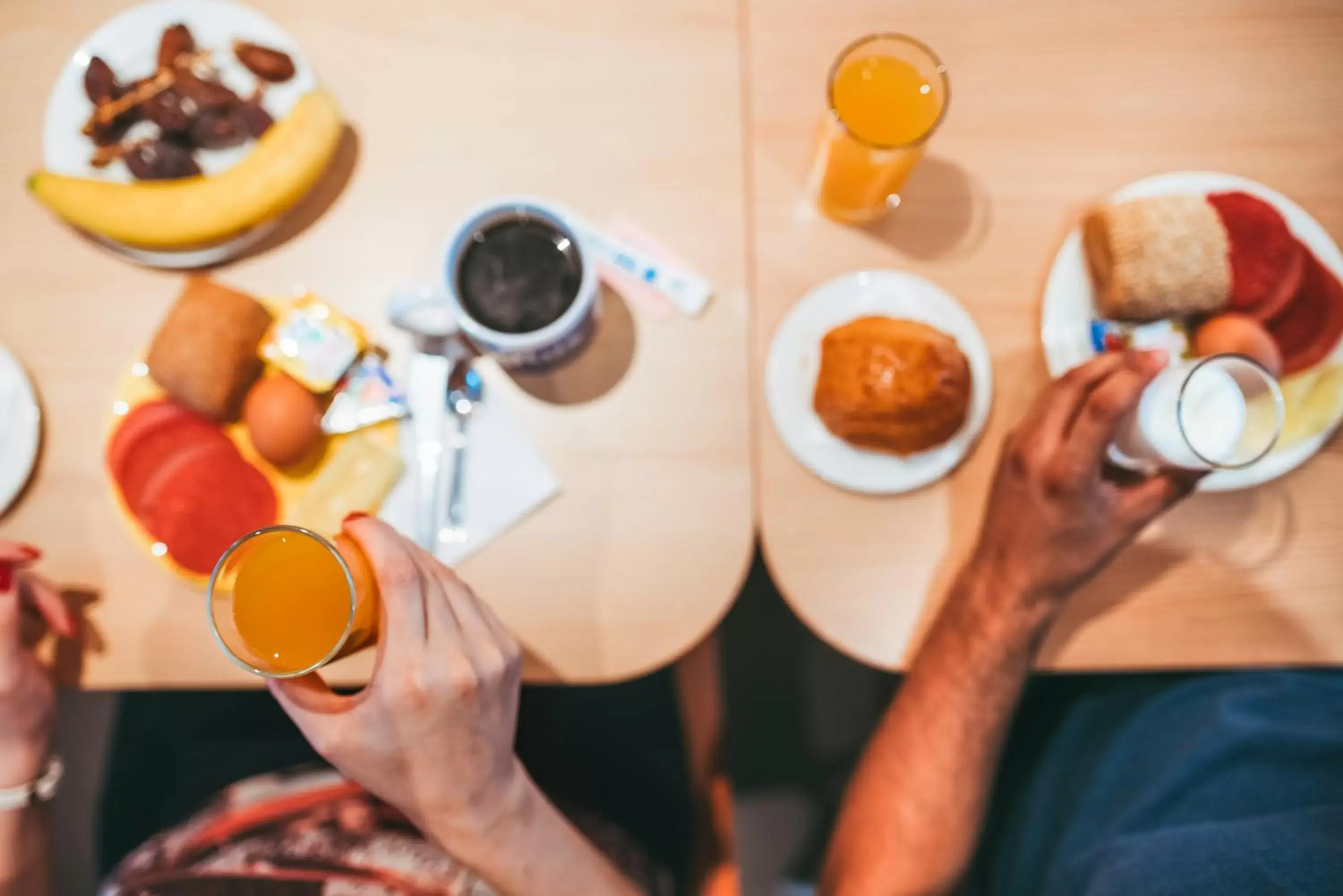 Buffet breakfast in ibis budget Fribourg