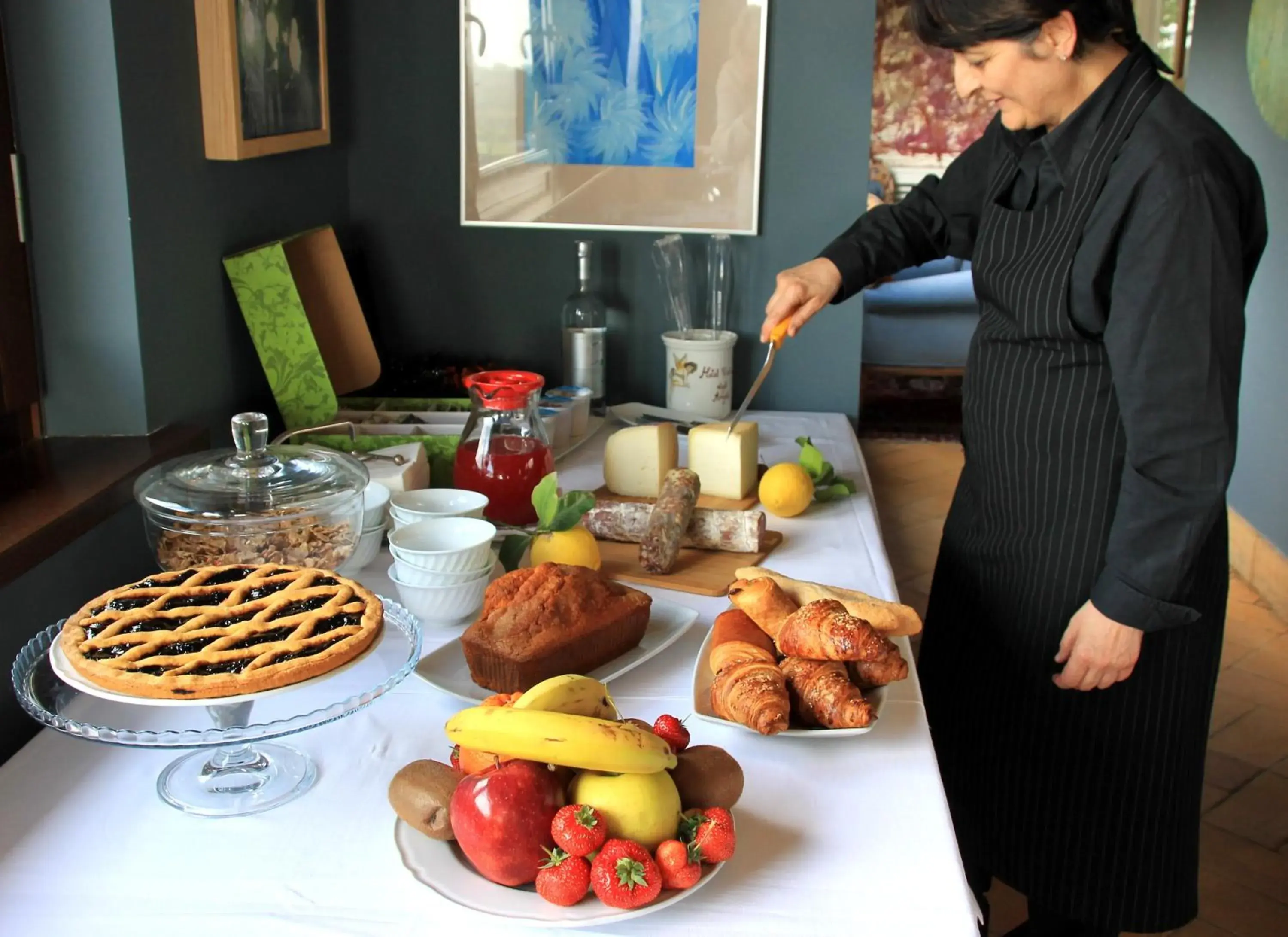 Buffet breakfast in Hotel & Restaurant degli Angeli