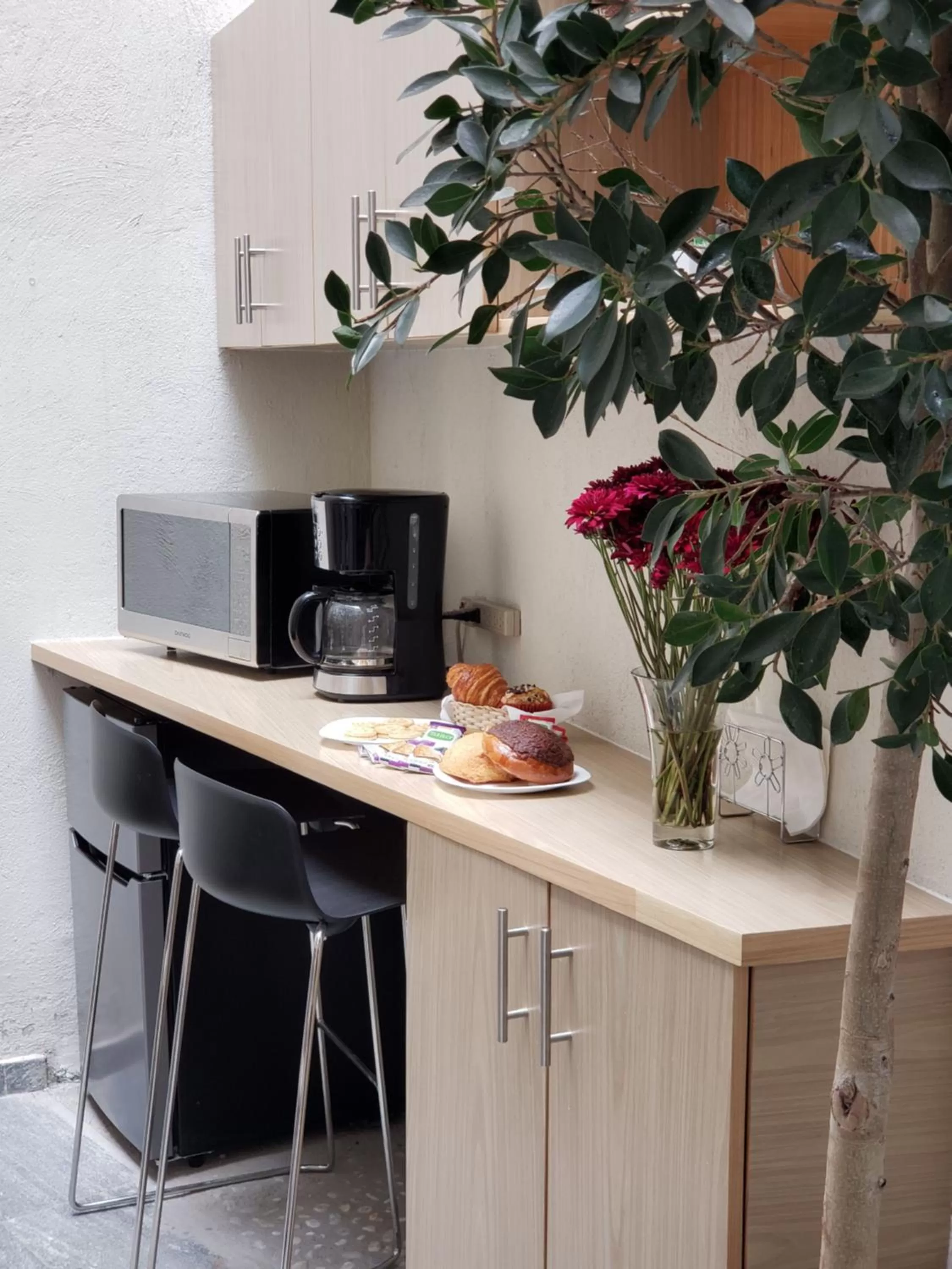 Communal kitchen in Hotel Casa Condesa Michoacan 113