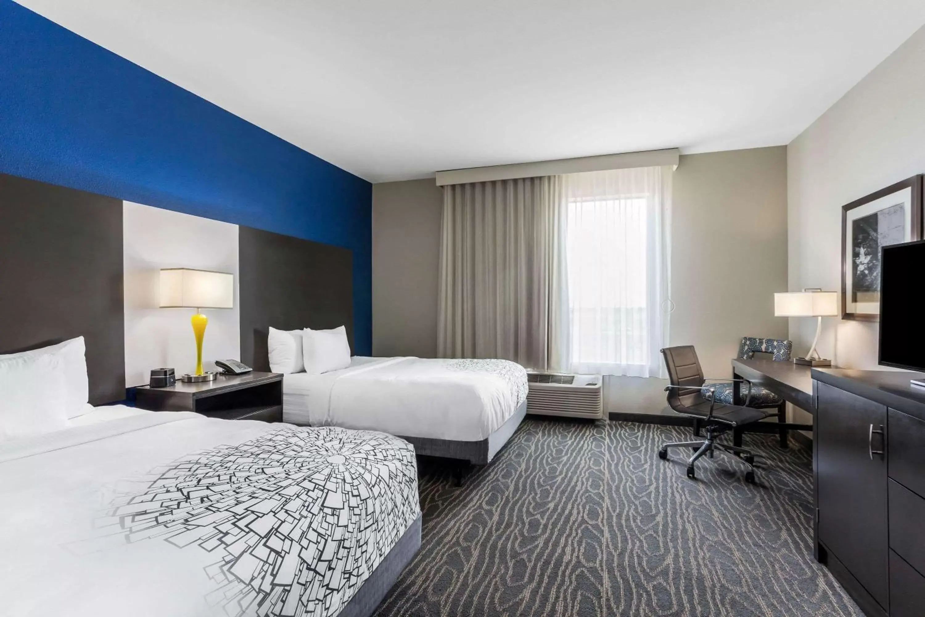 Queen Room with Two Queen Beds and Roll-In Shower - Mobility/Hearing Accessible - Non-Smoking in La Quinta by Wyndham Odessa North - Sienna Tower