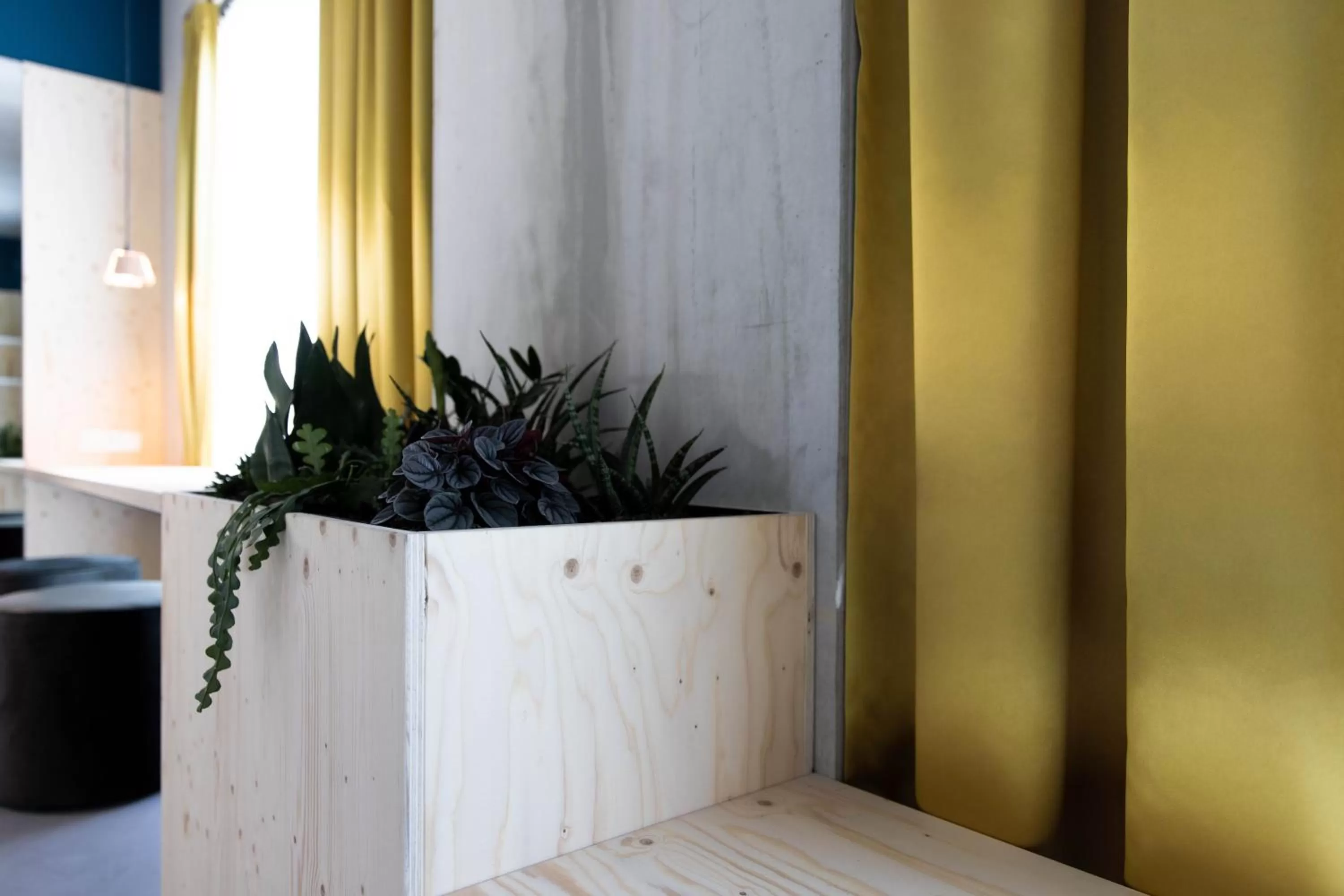 Decorative detail in the urban hotel Moloko - rooms only - unmanned - digital key by email