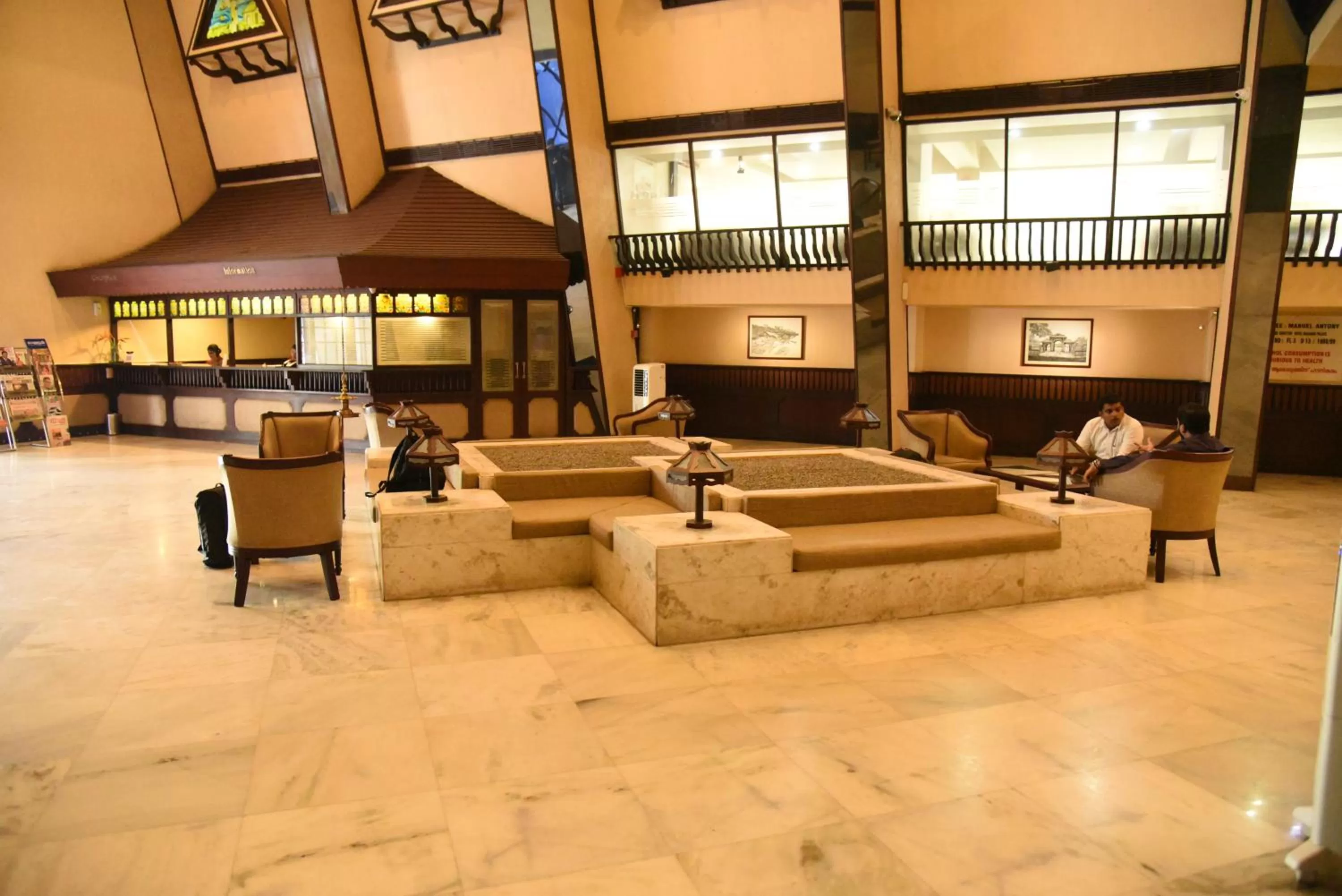 Lobby or reception in Manuelsons Malabar Palace