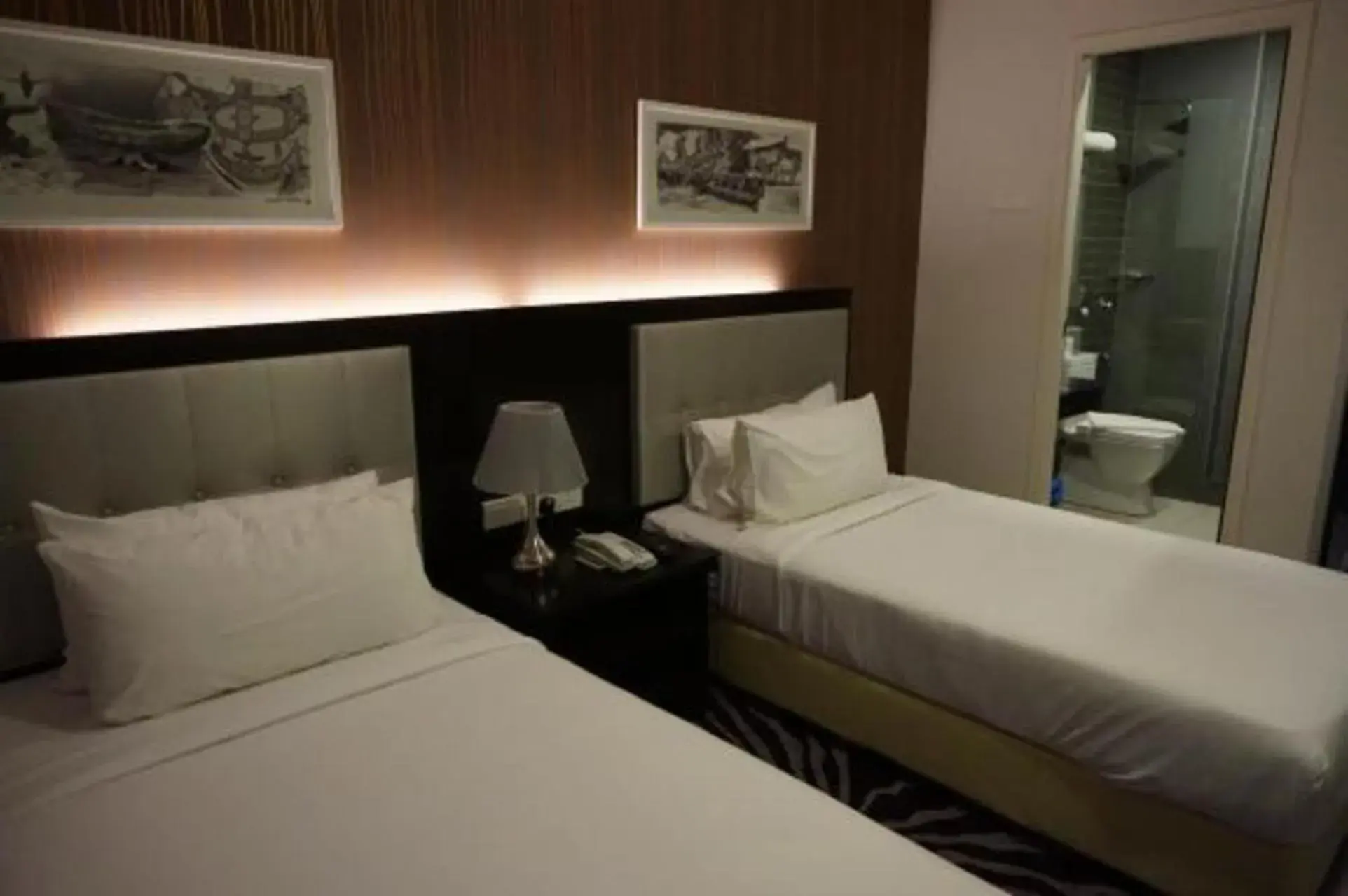 Bed in The Grand Campbell Hotel Kuala Lumpur