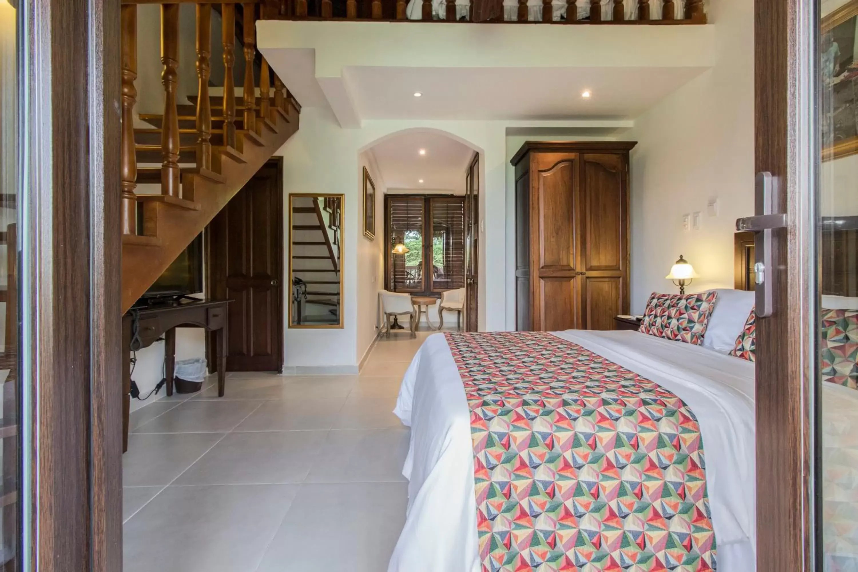 Triple Room with Balcony in Hotel Casa La Fe Triple Room with Balcony in Hotel Casa La Fe