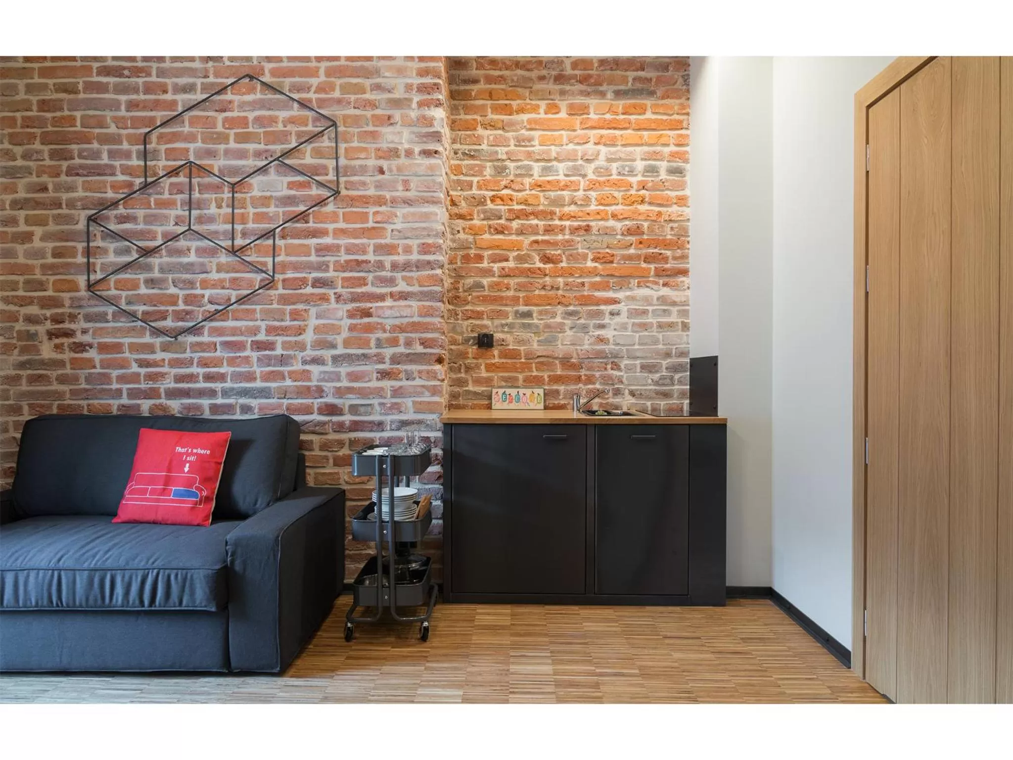 Living room in Well Well Aparthotel