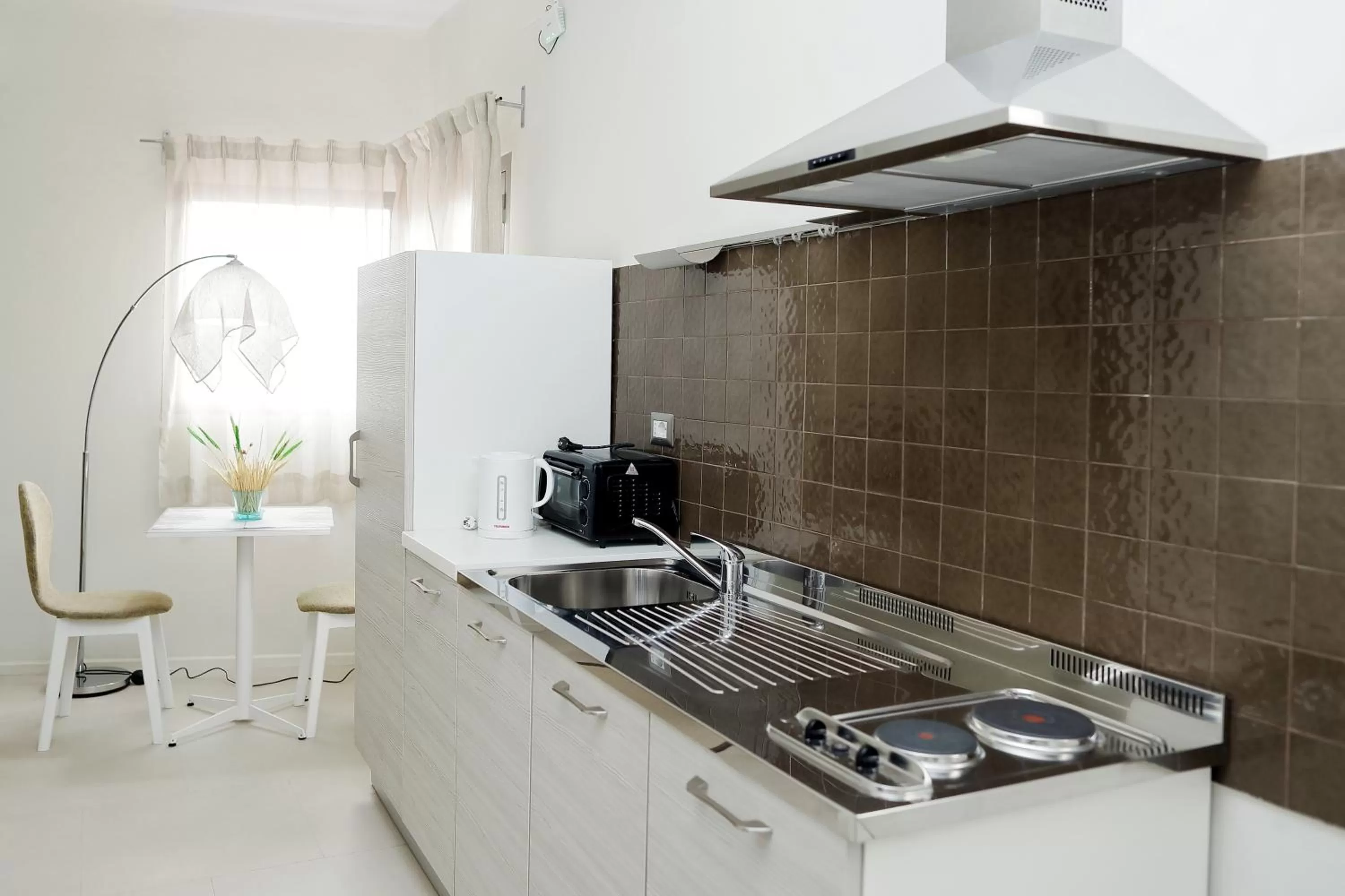 Kitchen or kitchenette in Hotel La Villette