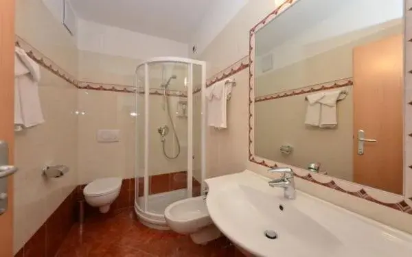 Bathroom in Hotel Zirmes