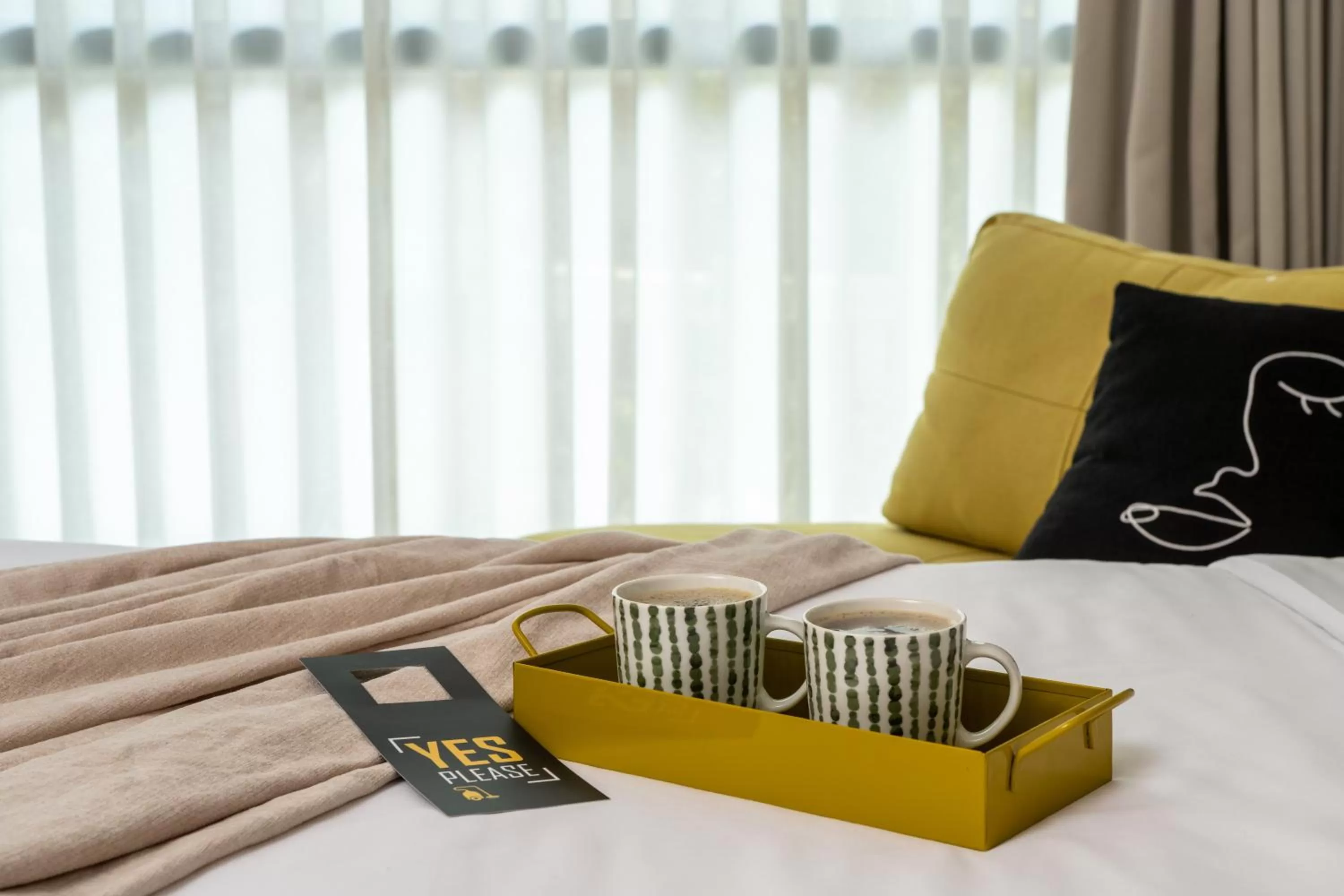 Bed in BY14 TLV Hotel