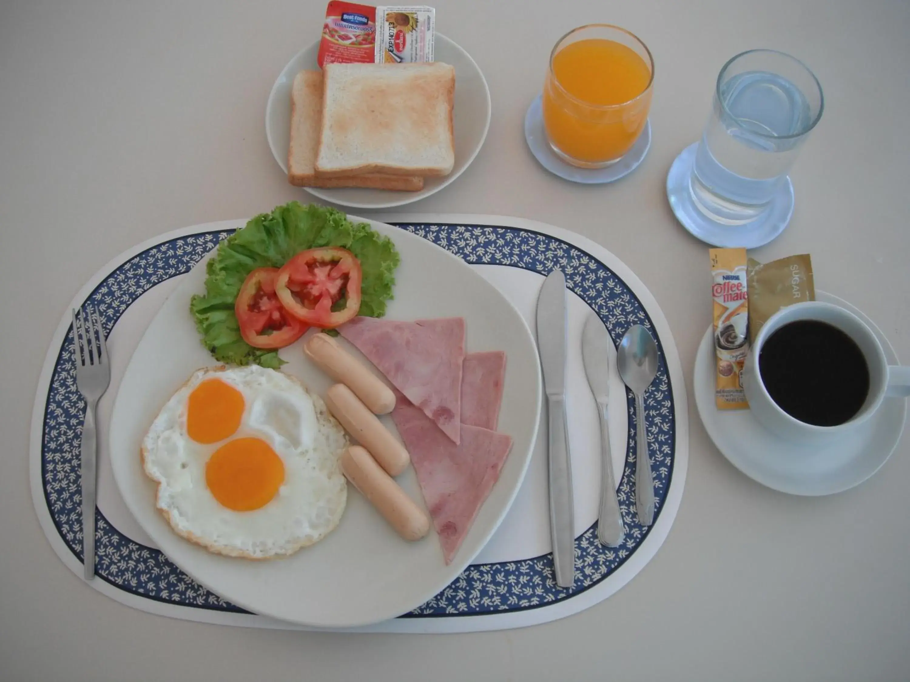 Breakfast in Nice Beach Hotel