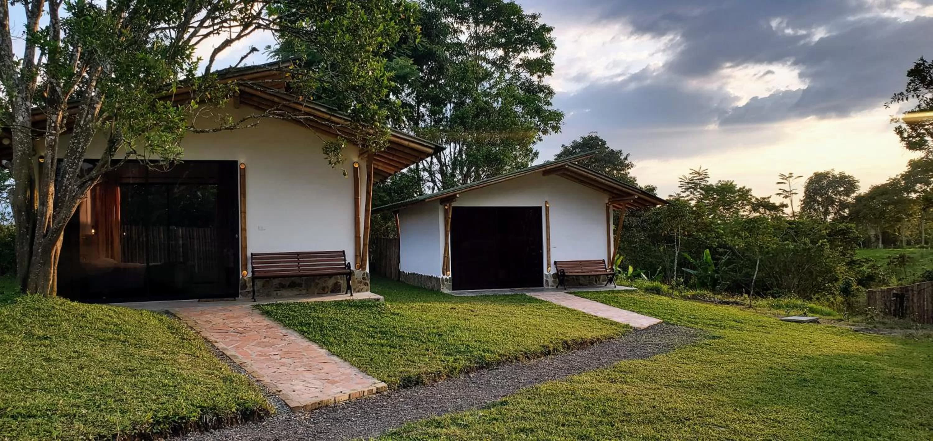 Property building in Ecohotel Alma