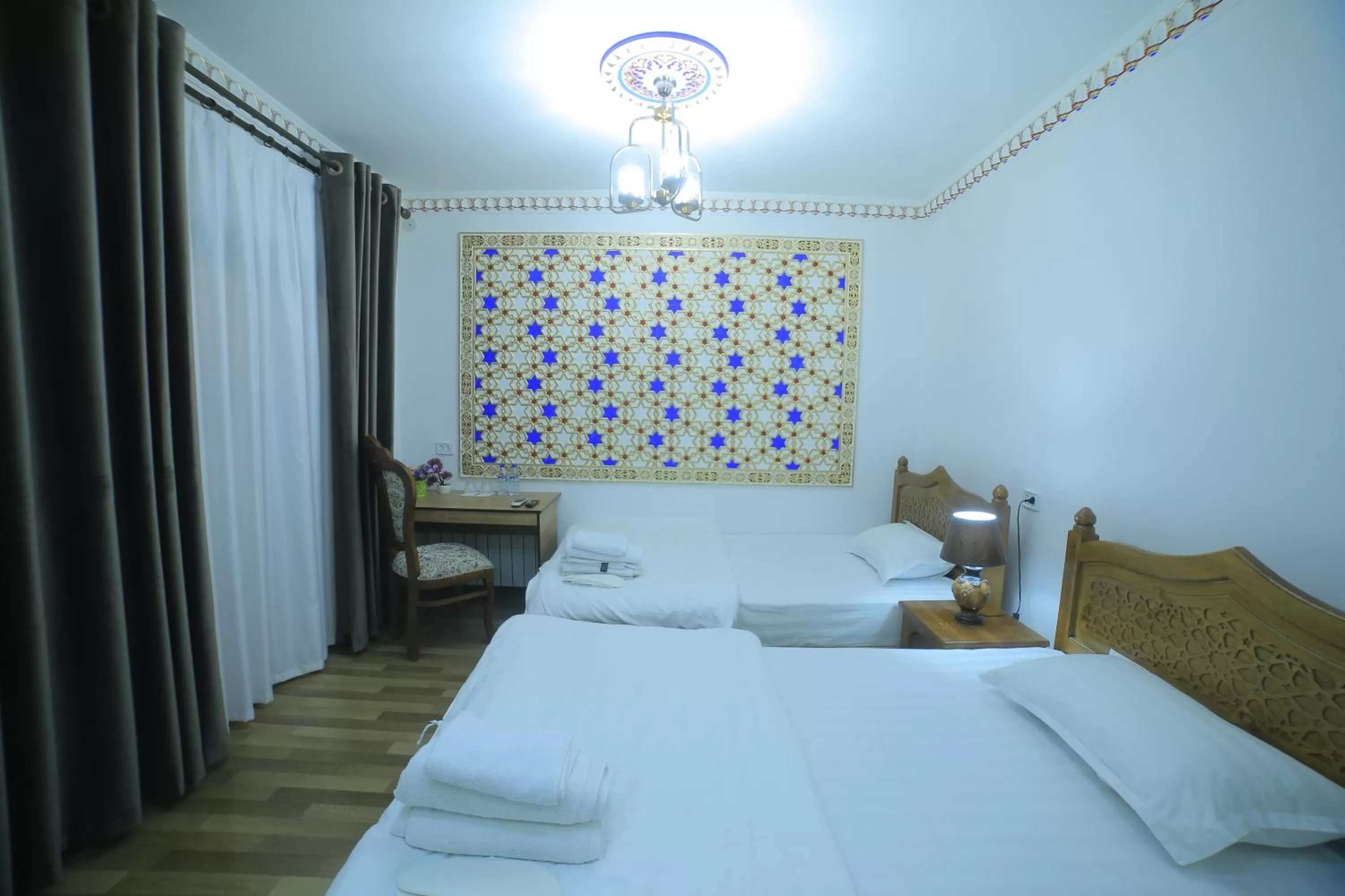 Photo of the whole room, Bed in Bukhara Baraka Boutique Hotel