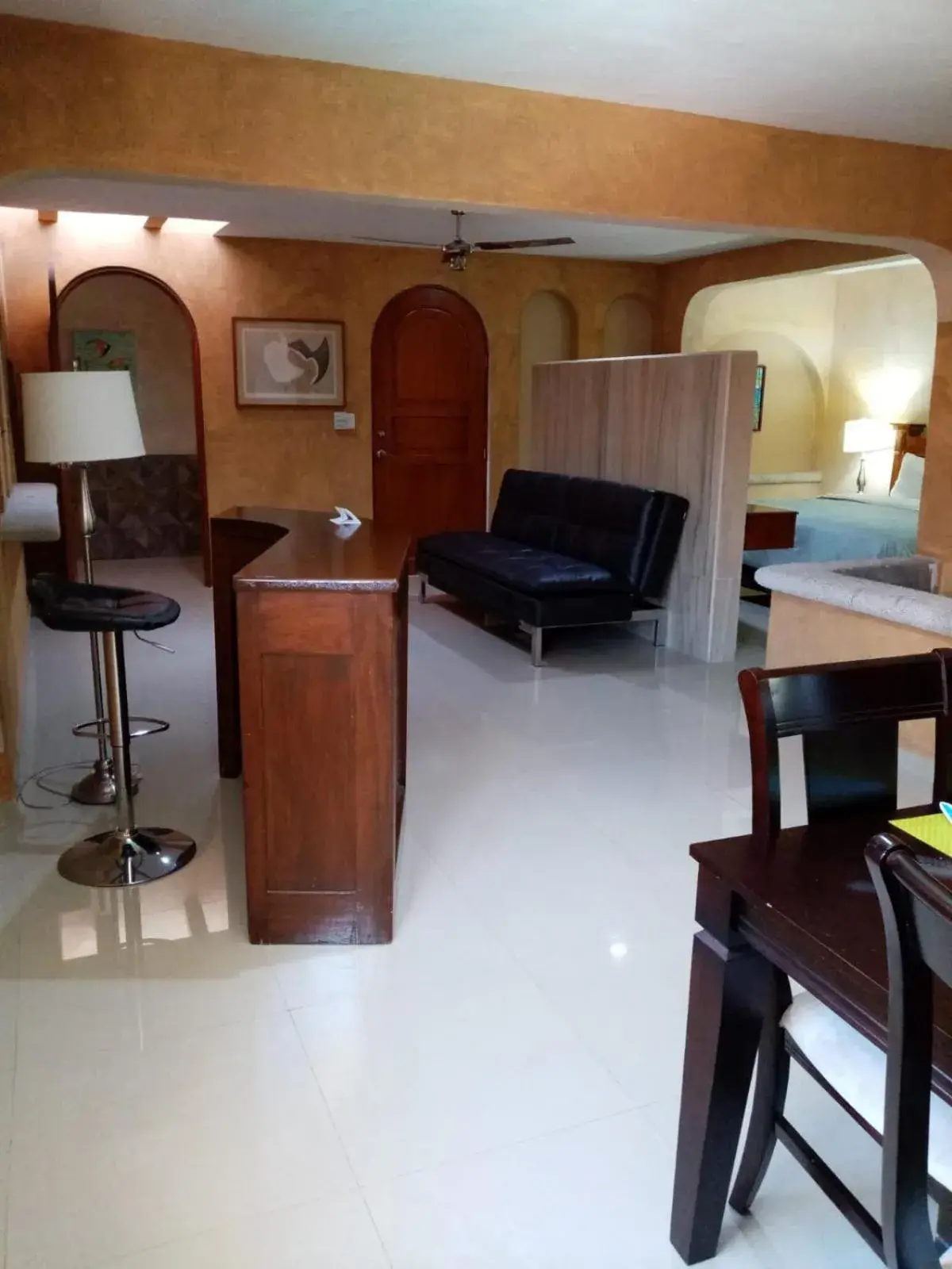 Living room, Kitchen/Kitchenette in Hotel La Casona Real