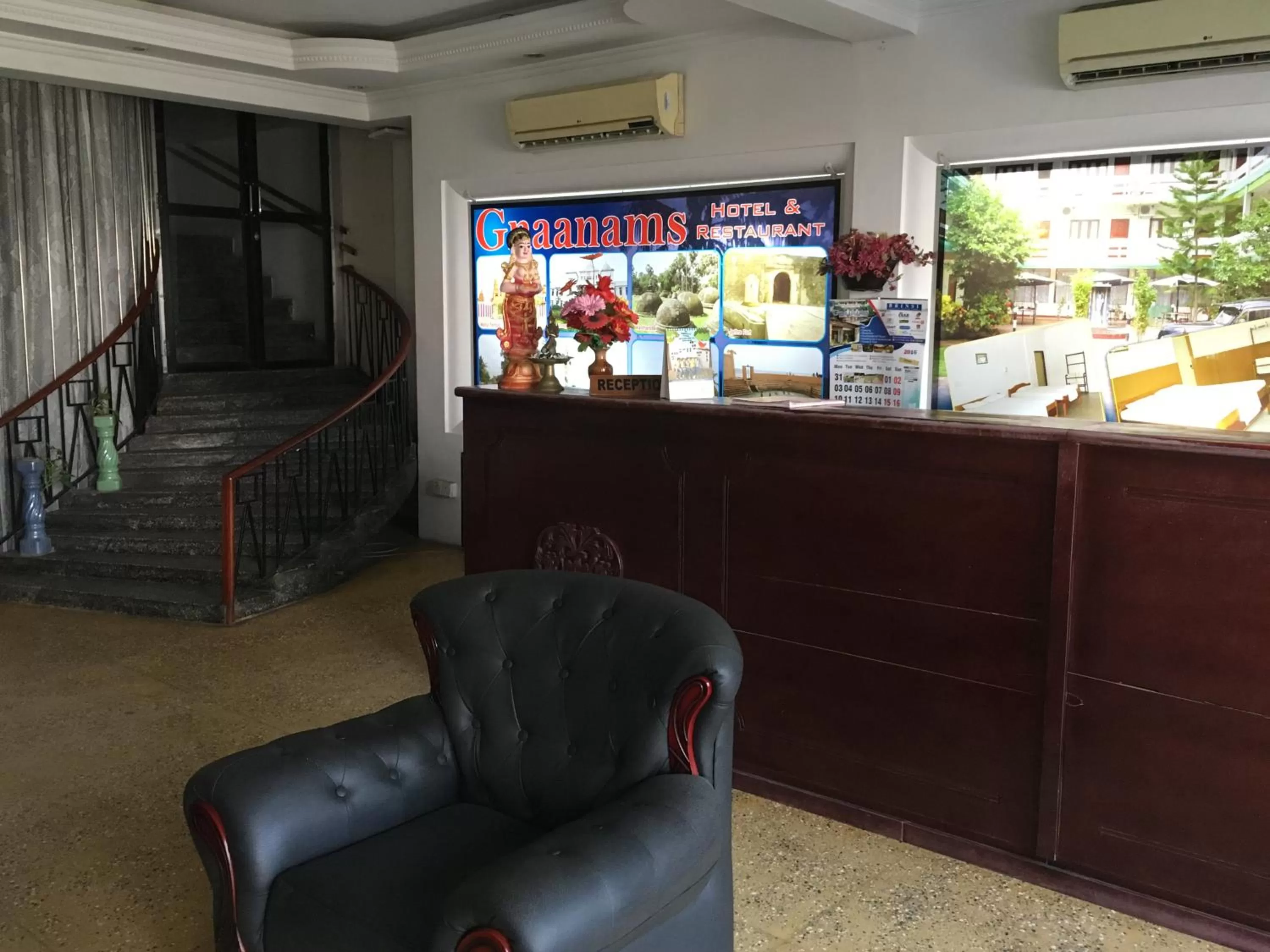 Lobby or reception in Gnaanams Hotel and Restaurant