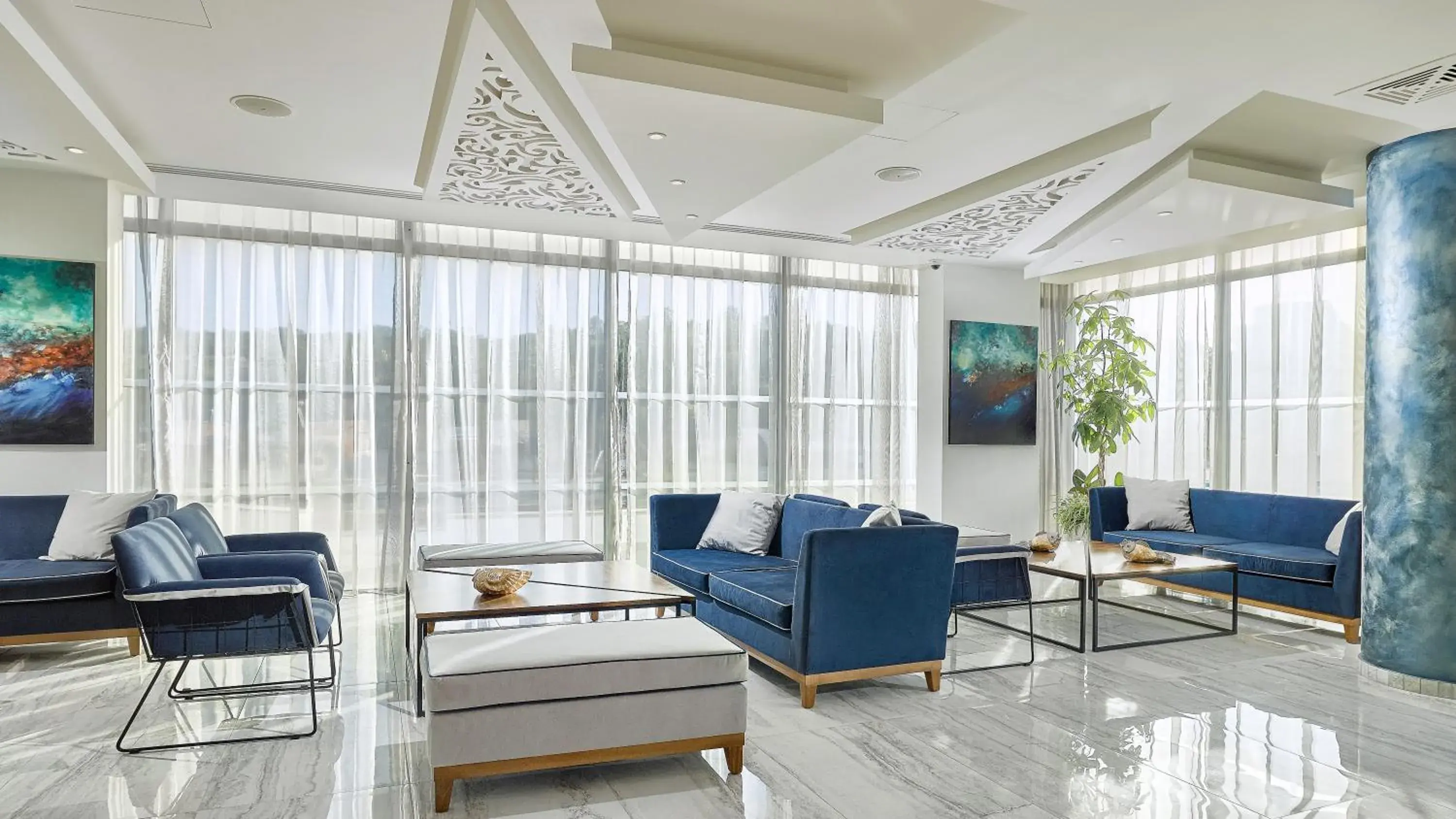 Lounge or bar in Gaia Sun N Blue Hotel Lounge or bar in Gaia Sun N Blue Hotel