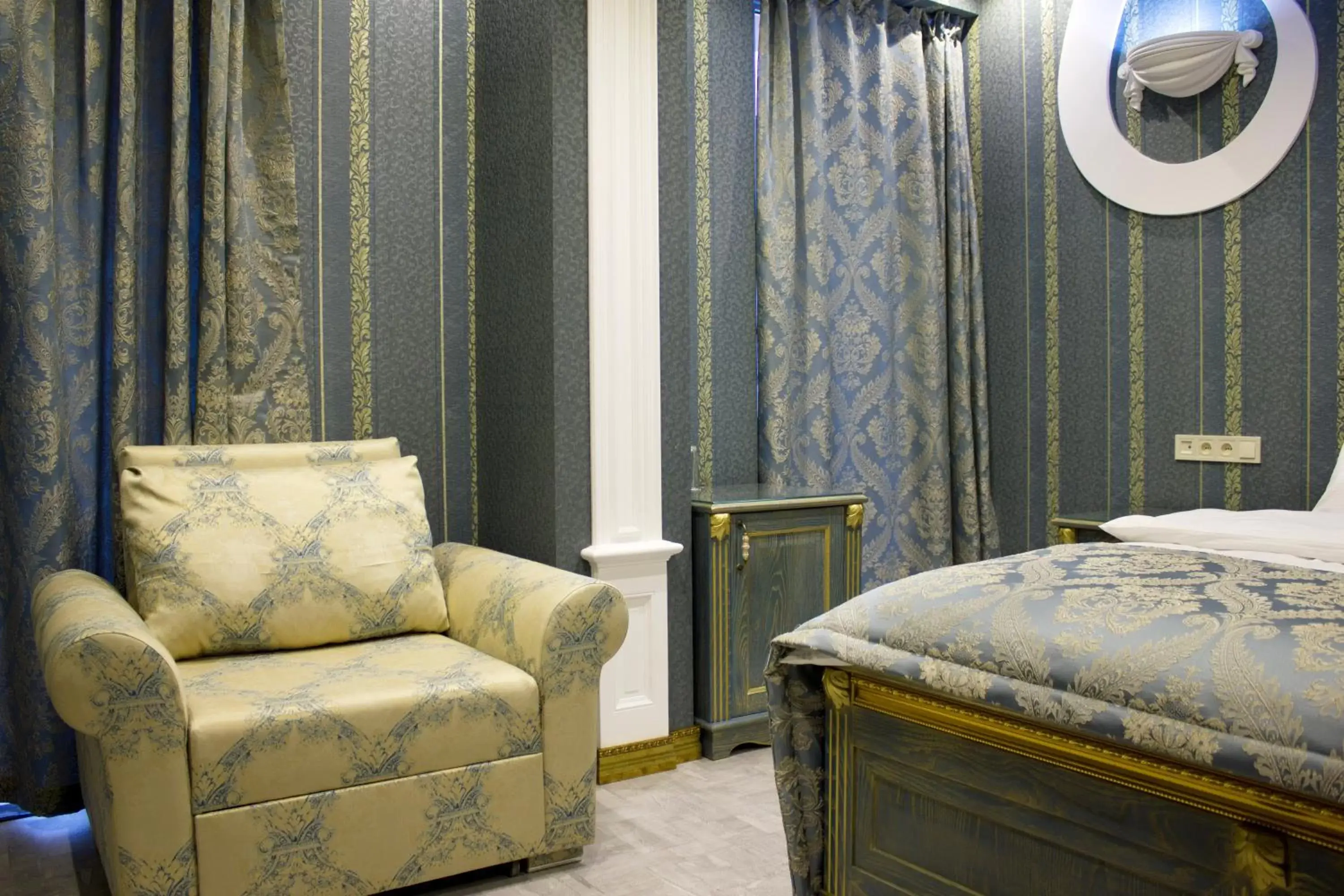 Decorative detail, Bed in Neapol Boutique Hotel Decorative detail, Bed in Neapol Boutique Hotel