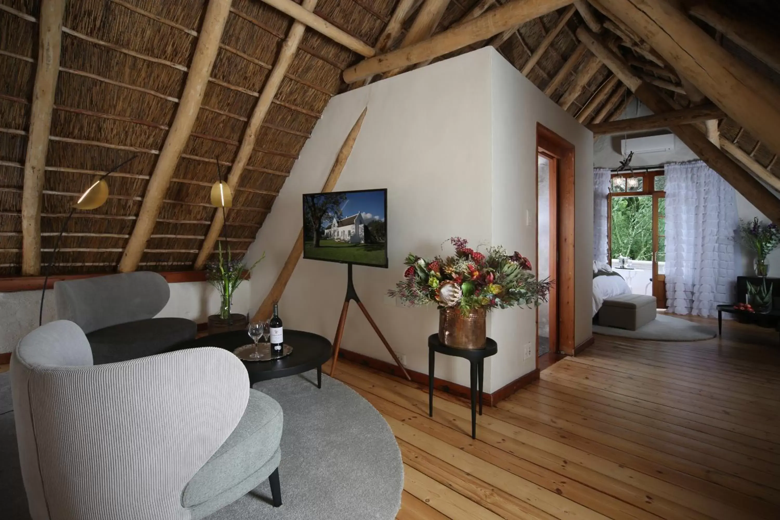 TV and multimedia, Seating Area in Adara Palmiet Valley Luxurious Boutique Farm Hotel