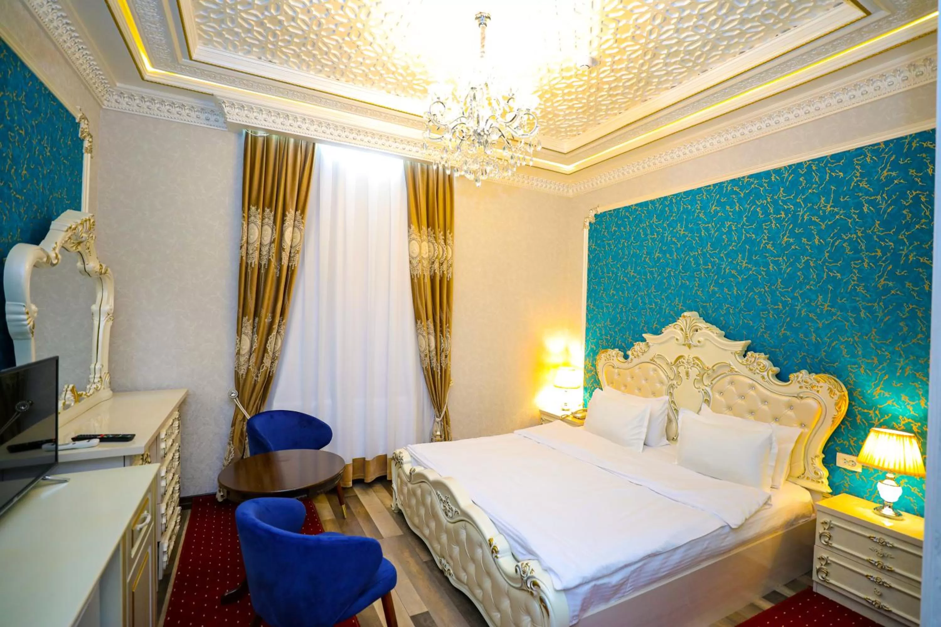 Bed in Dendi Plaza Hotel