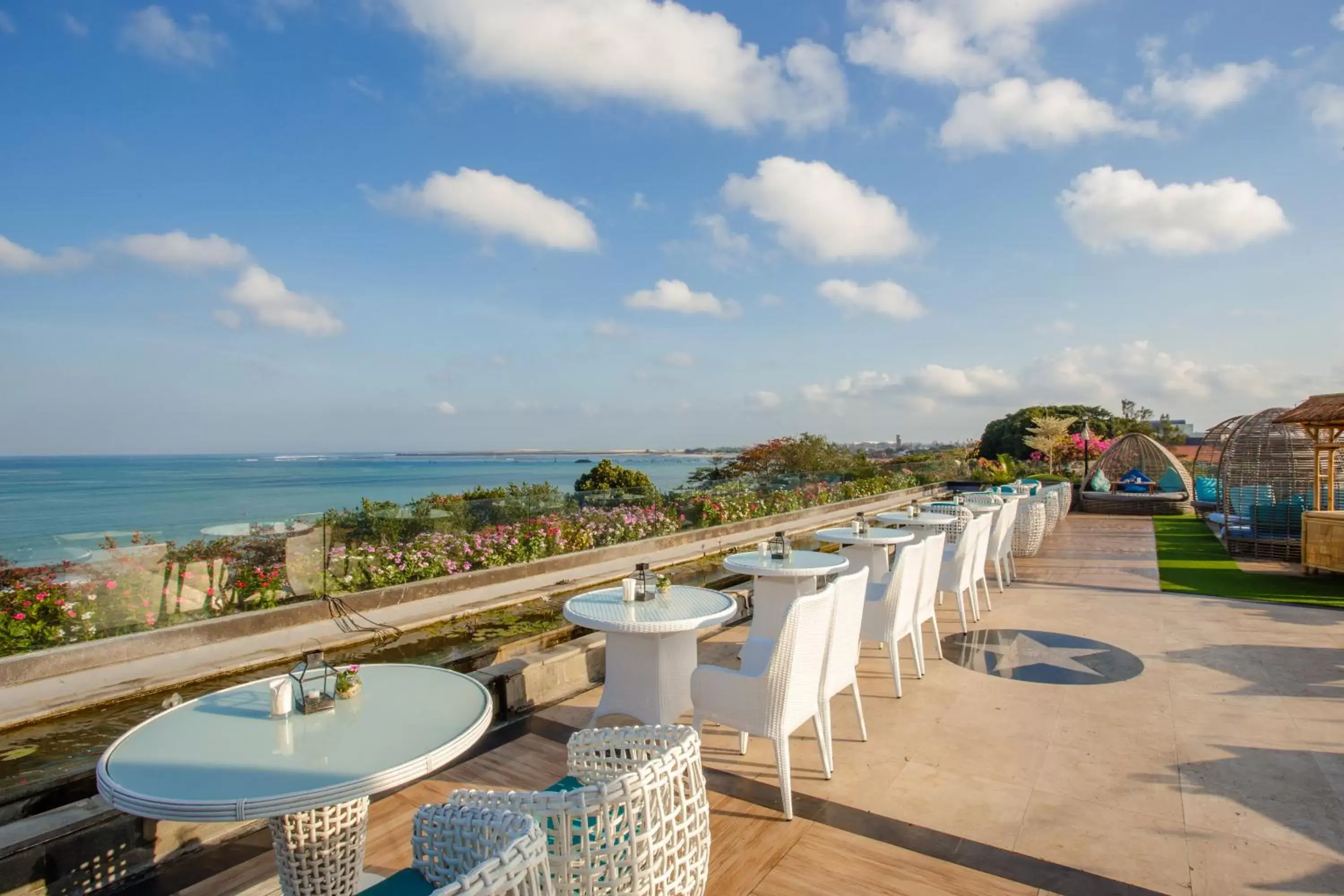 Patio in Jimbaran Bay Beach Resort and Spa by Prabhu