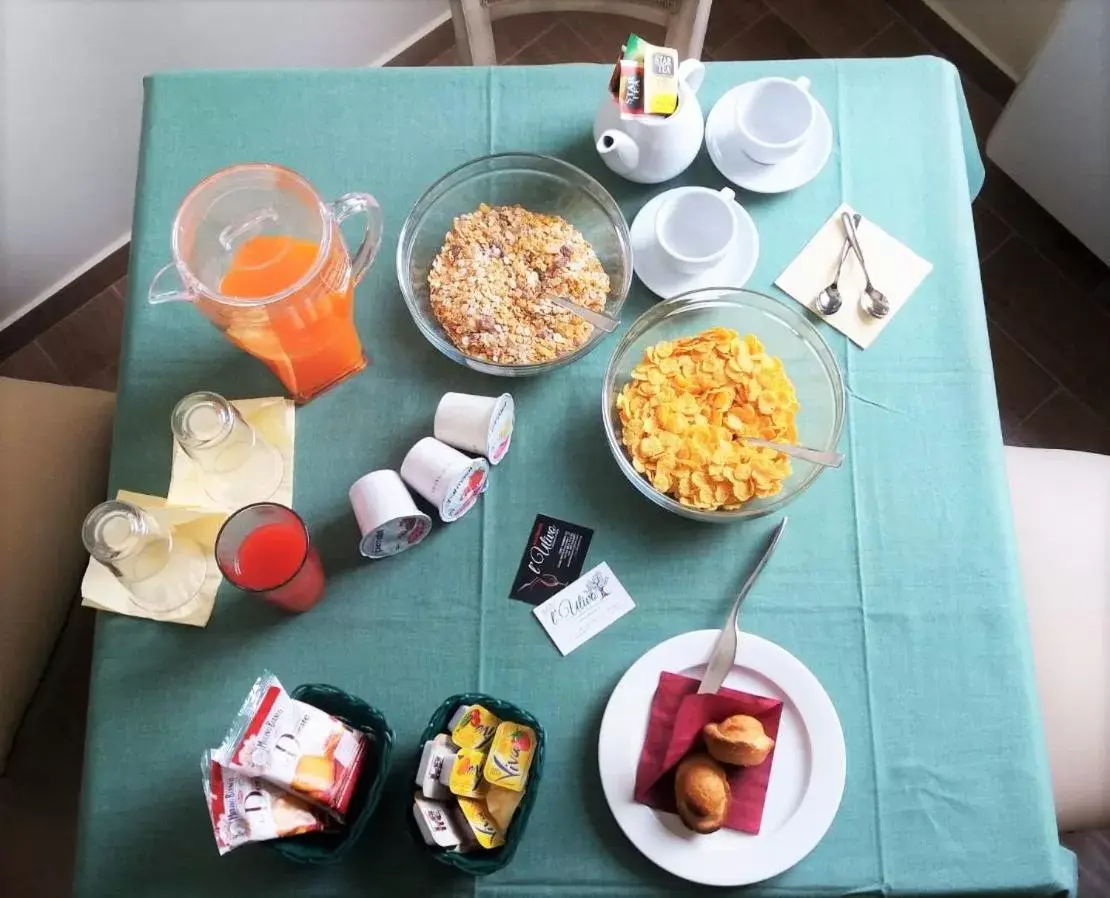Buffet breakfast, Breakfast in B&B L'Ulivo
