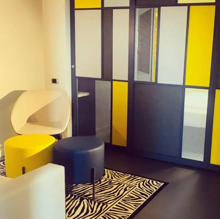 Seating area in Hotel Corte Quadri