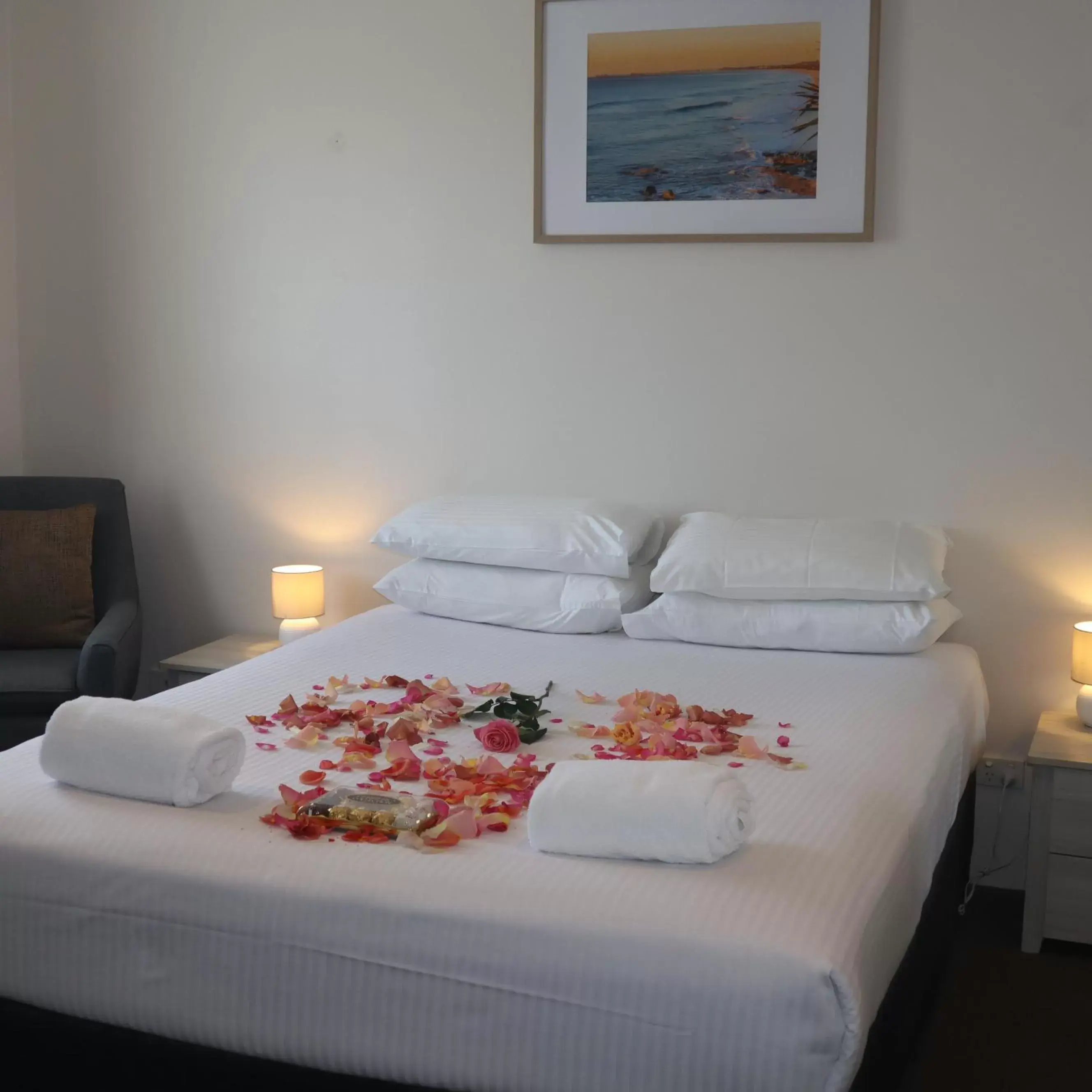 Bed in Coolum Beach Resort