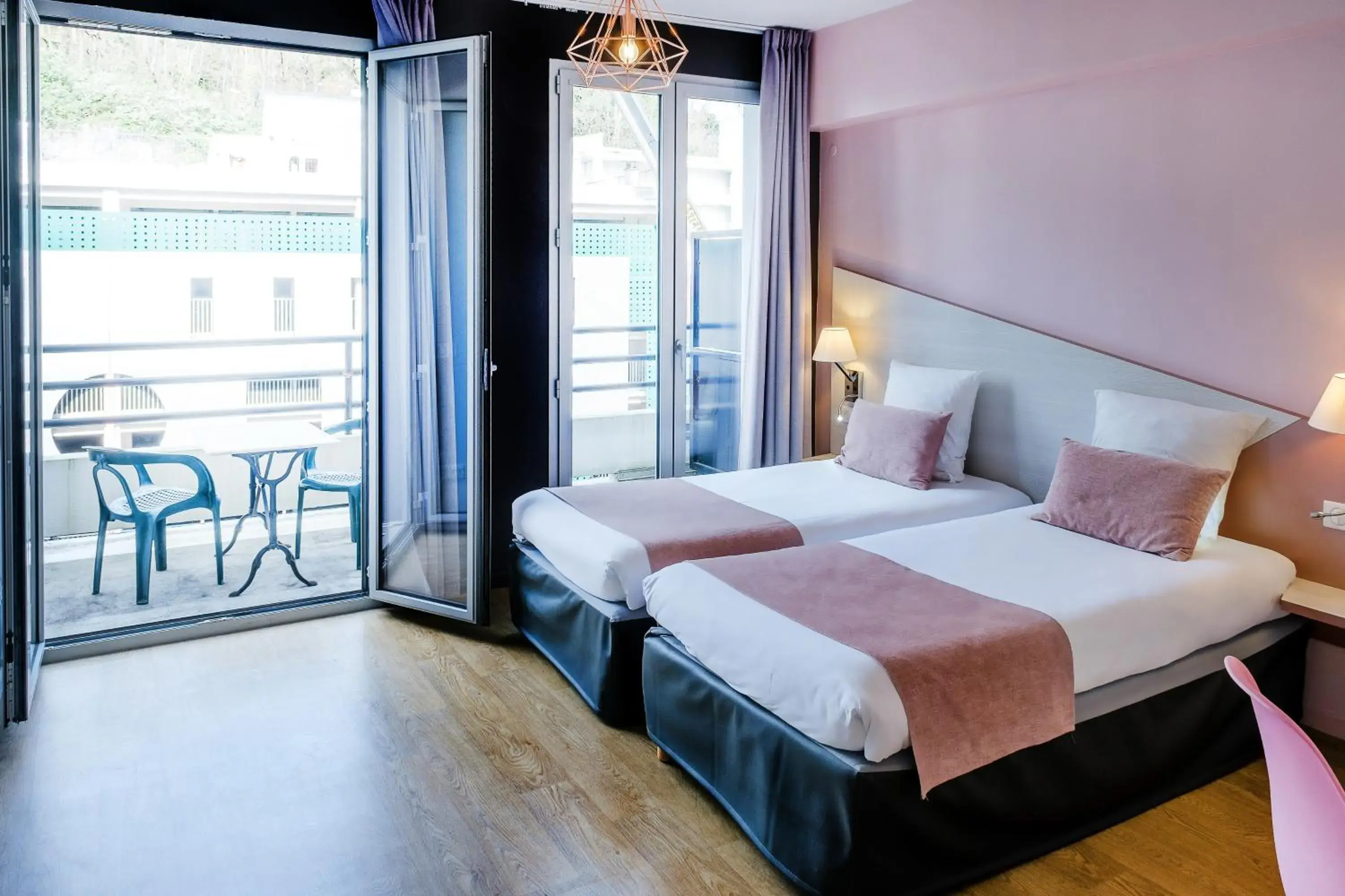 Bed in Hotel Sainte-Rose