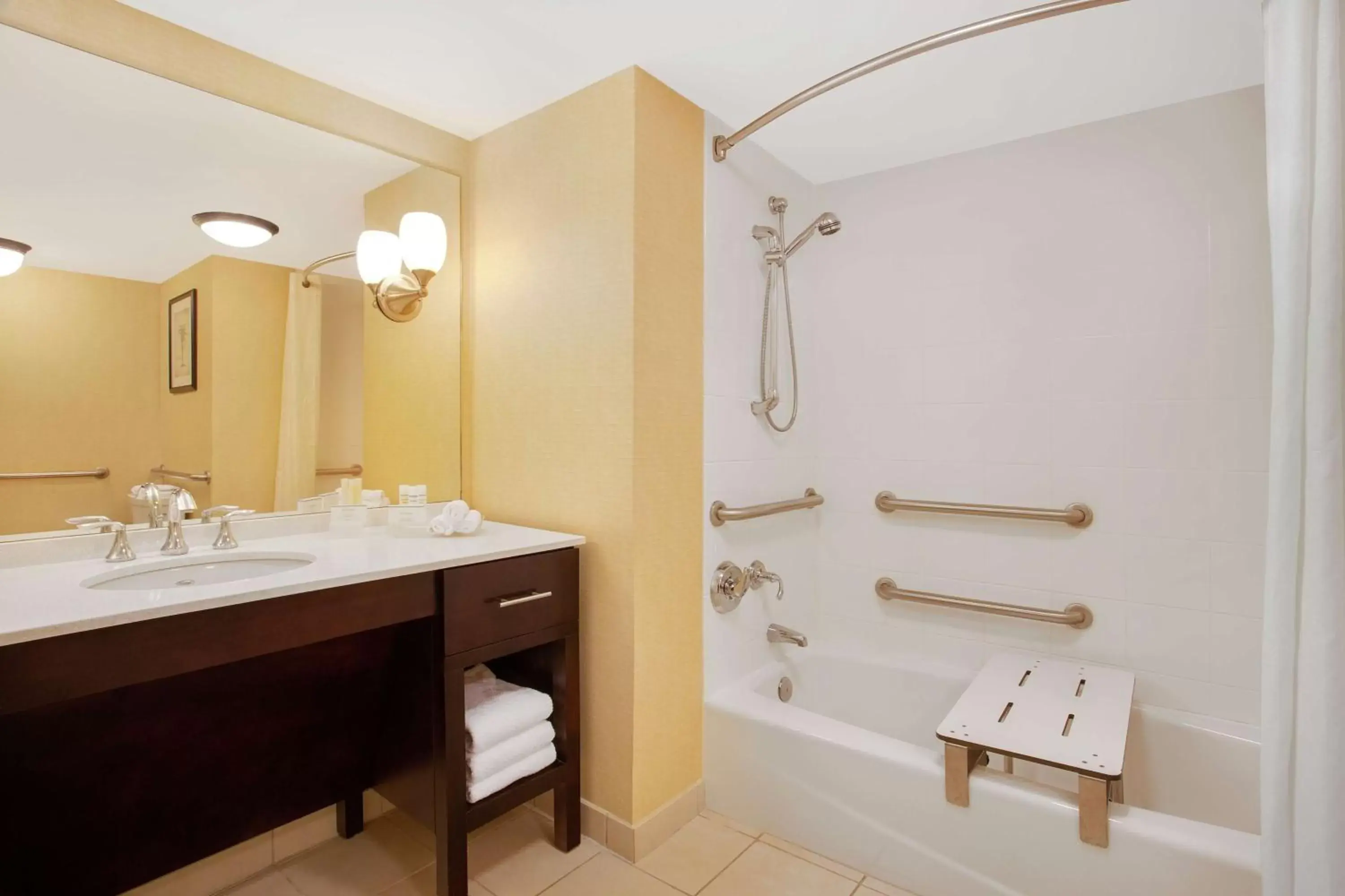 Bathroom in Homewood Suites by Hilton Tampa-Brandon