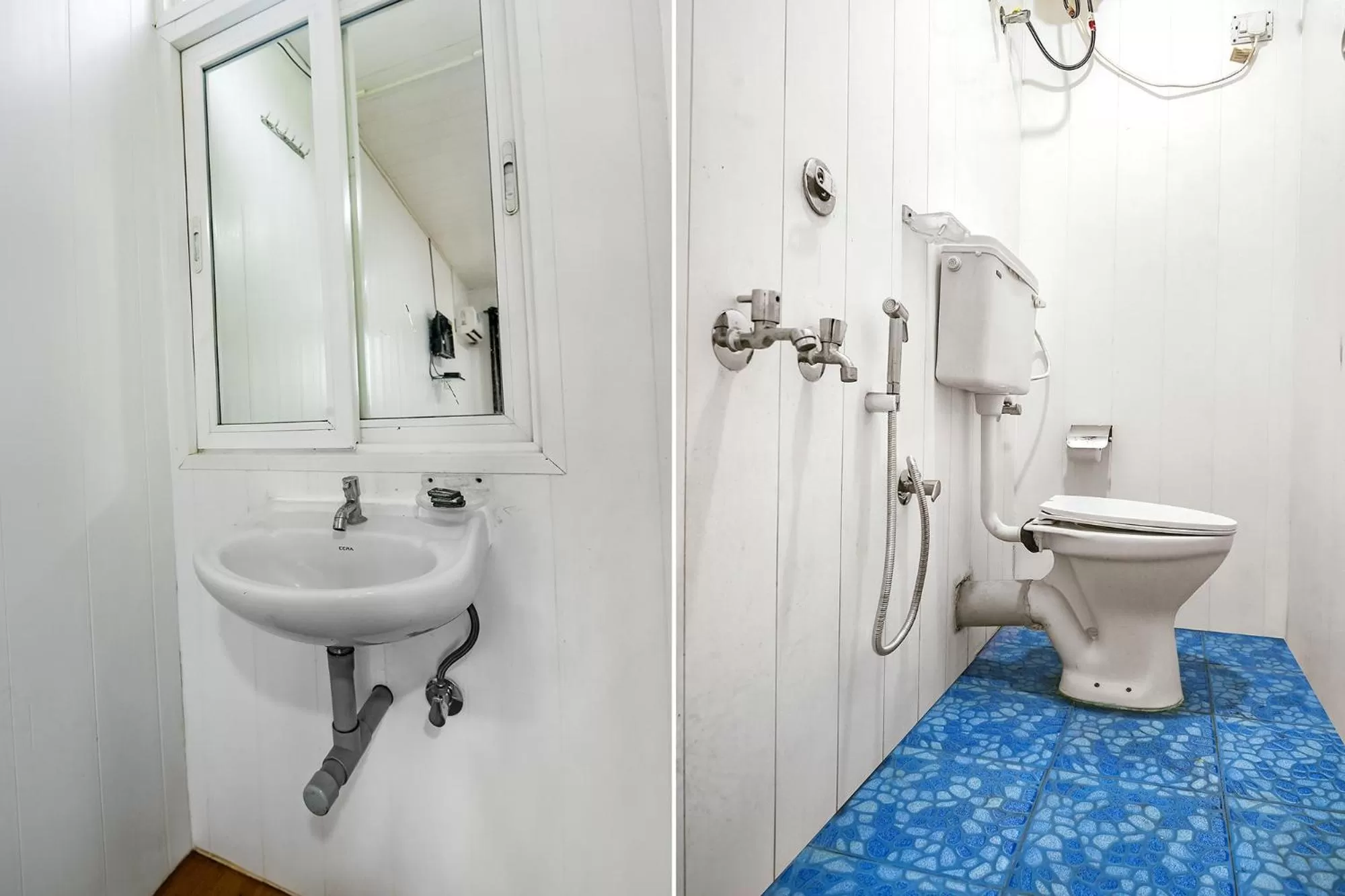 Bathroom in FabExpress Vincy Place, Mandrem Beach