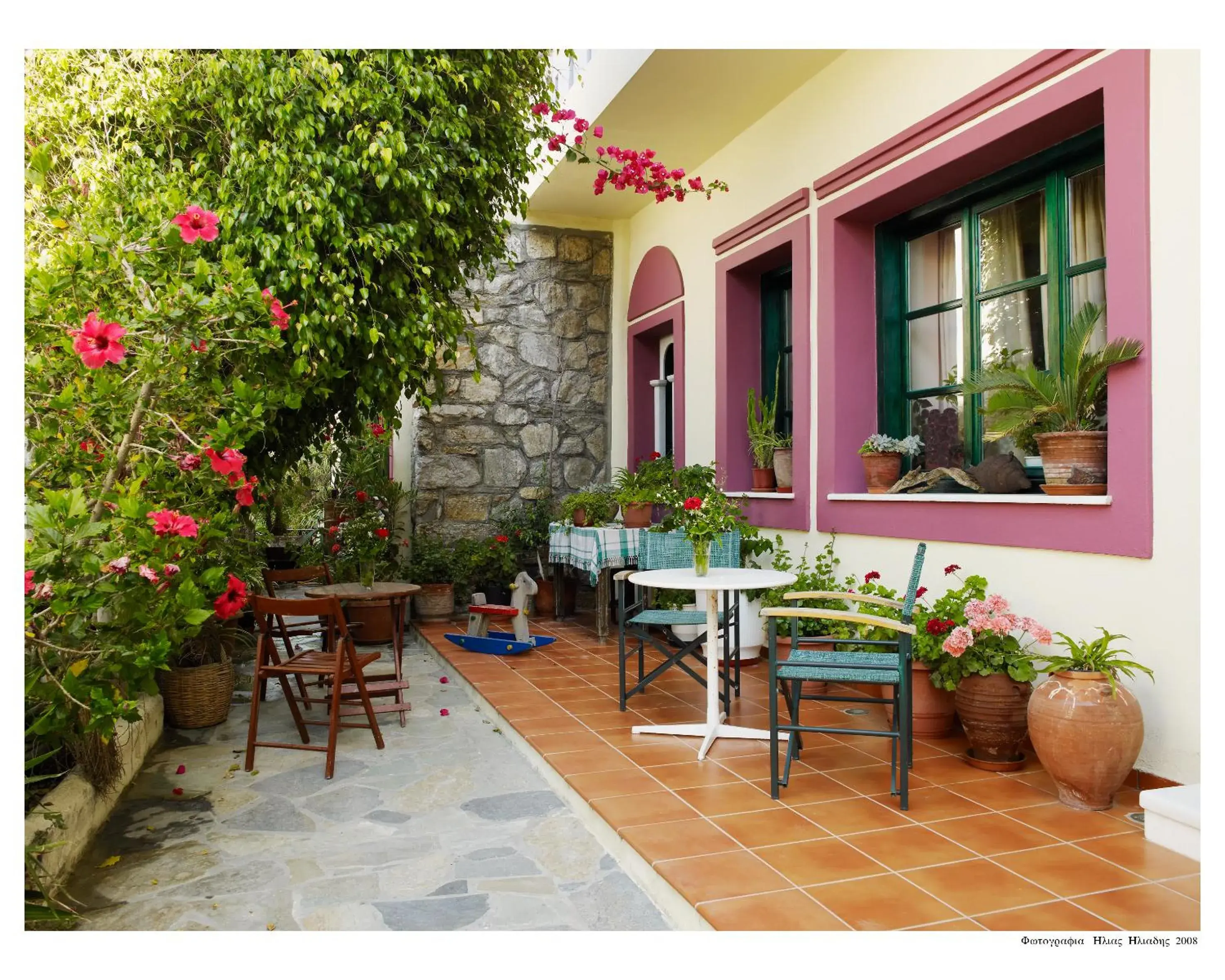 Garden in Apollon Hotel