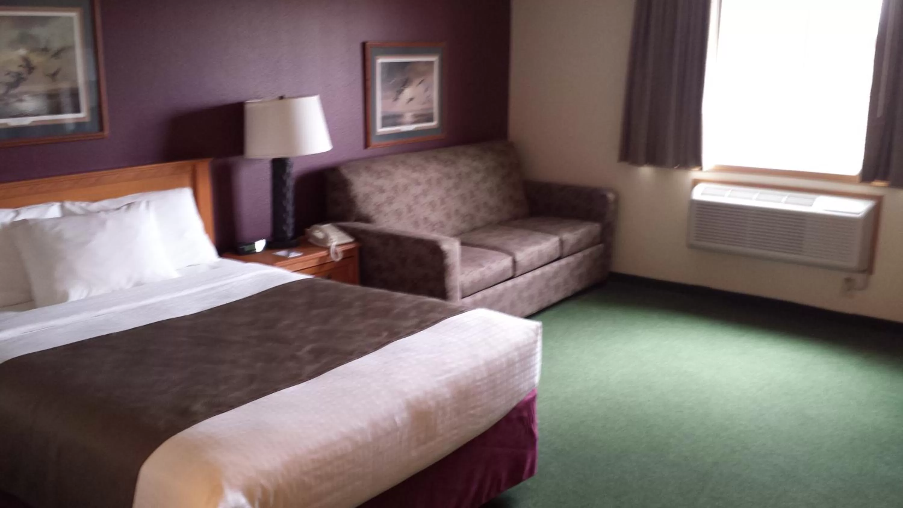 Bed in AmericInn by Wyndham Madison SD