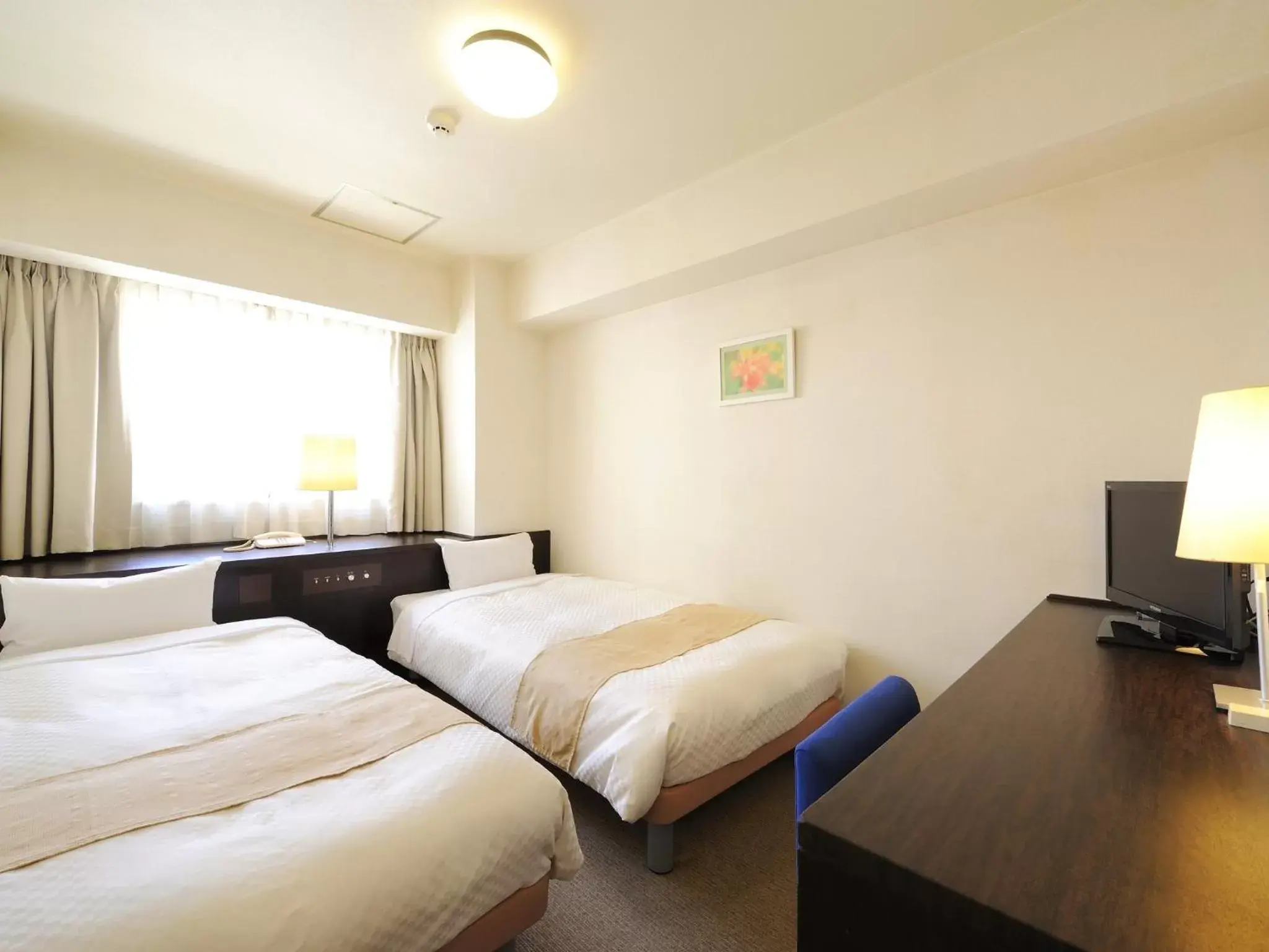 Photo of the whole room, Bed in Hotel S-plus Nagoya Sakae