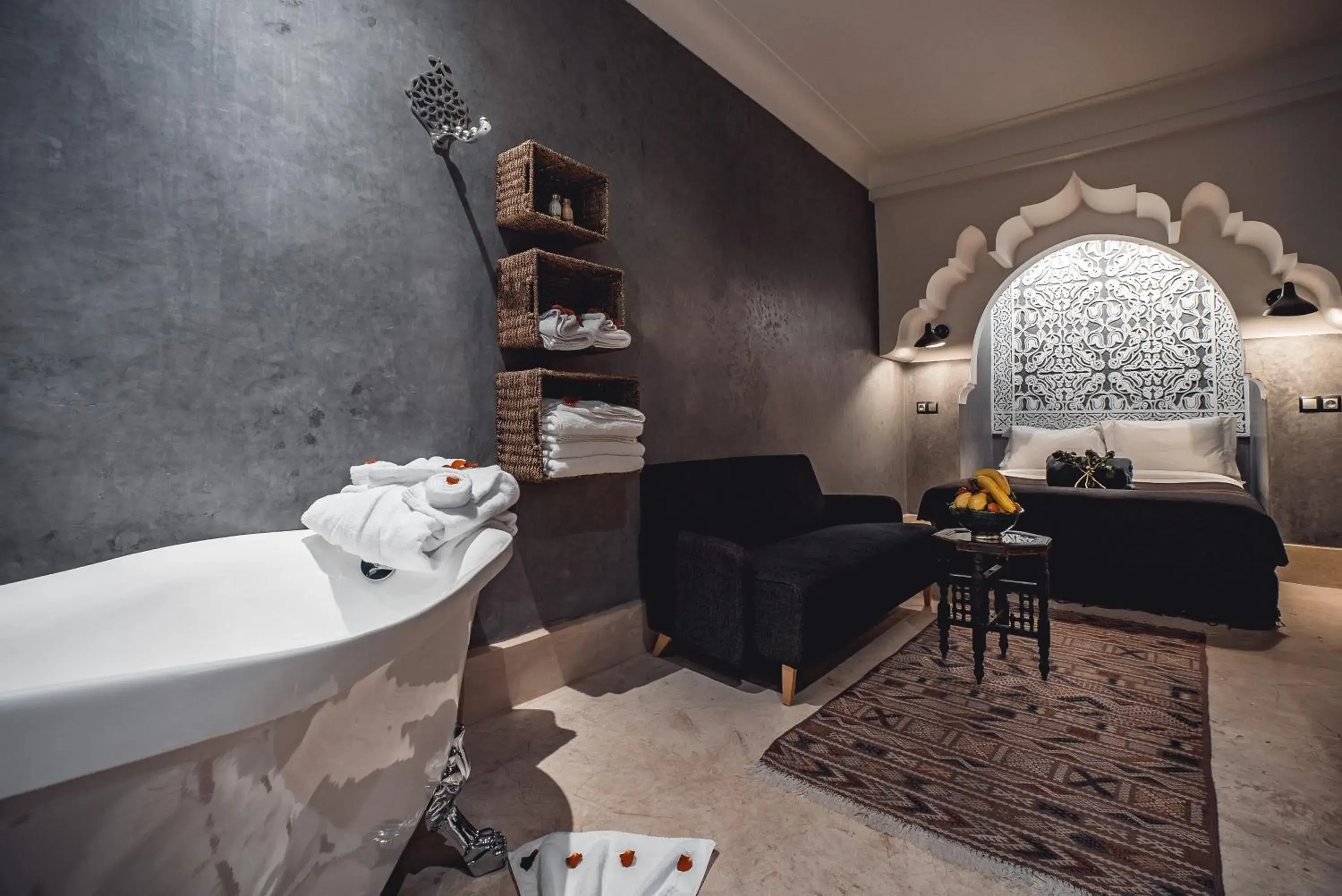 Bedroom, Bathroom in Riad Ambre et Epices