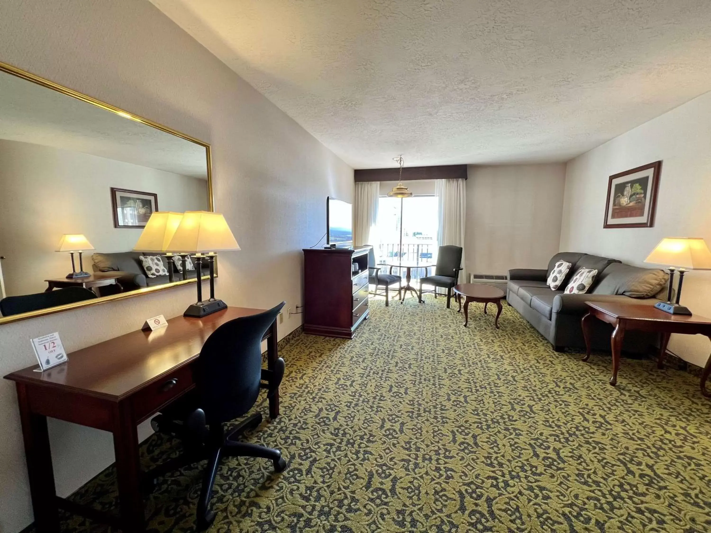 Photo of the whole room in Salt Lake Plaza Hotel SureStay Collection by Best Western