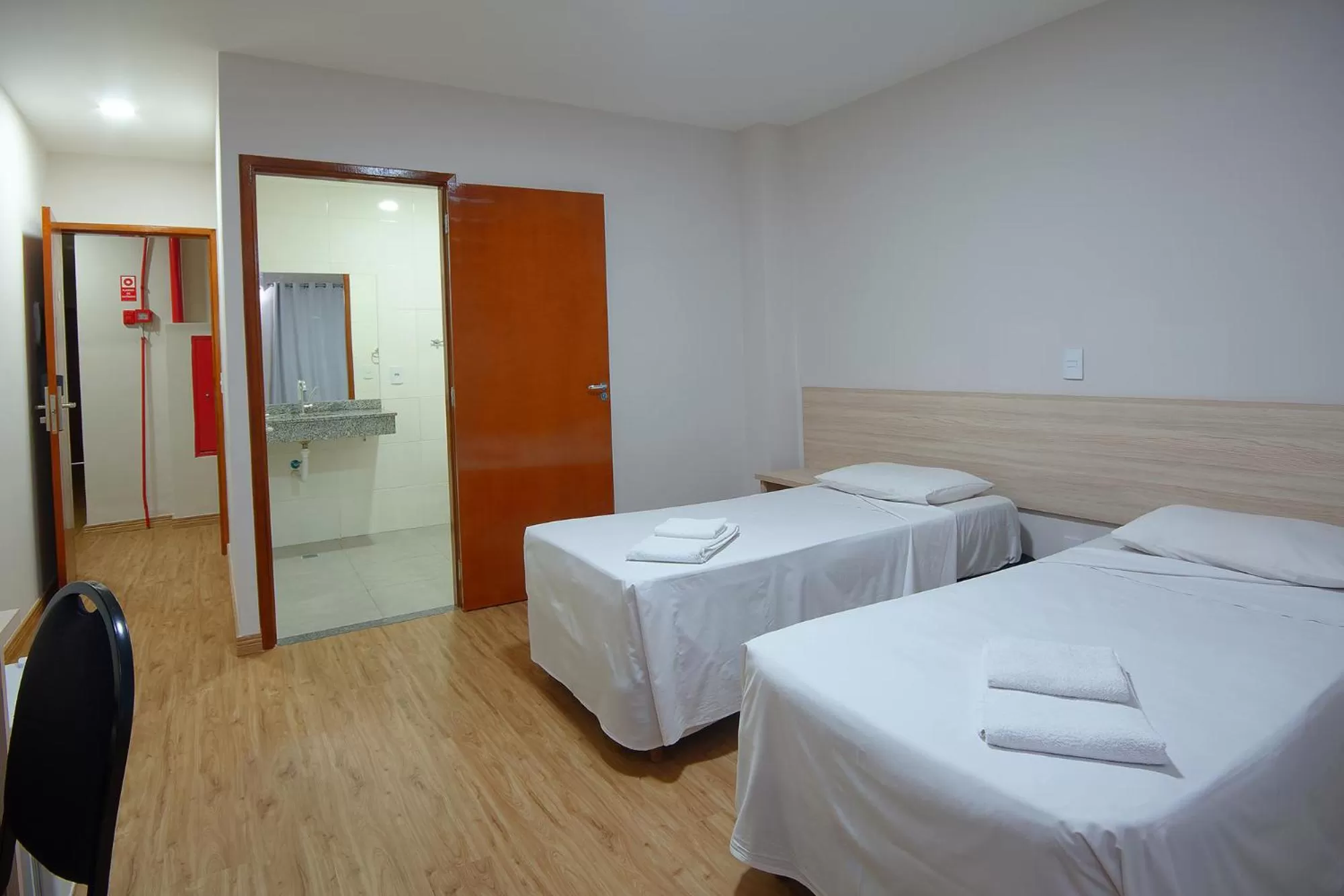 Bed in Fênix Hotel Campinas