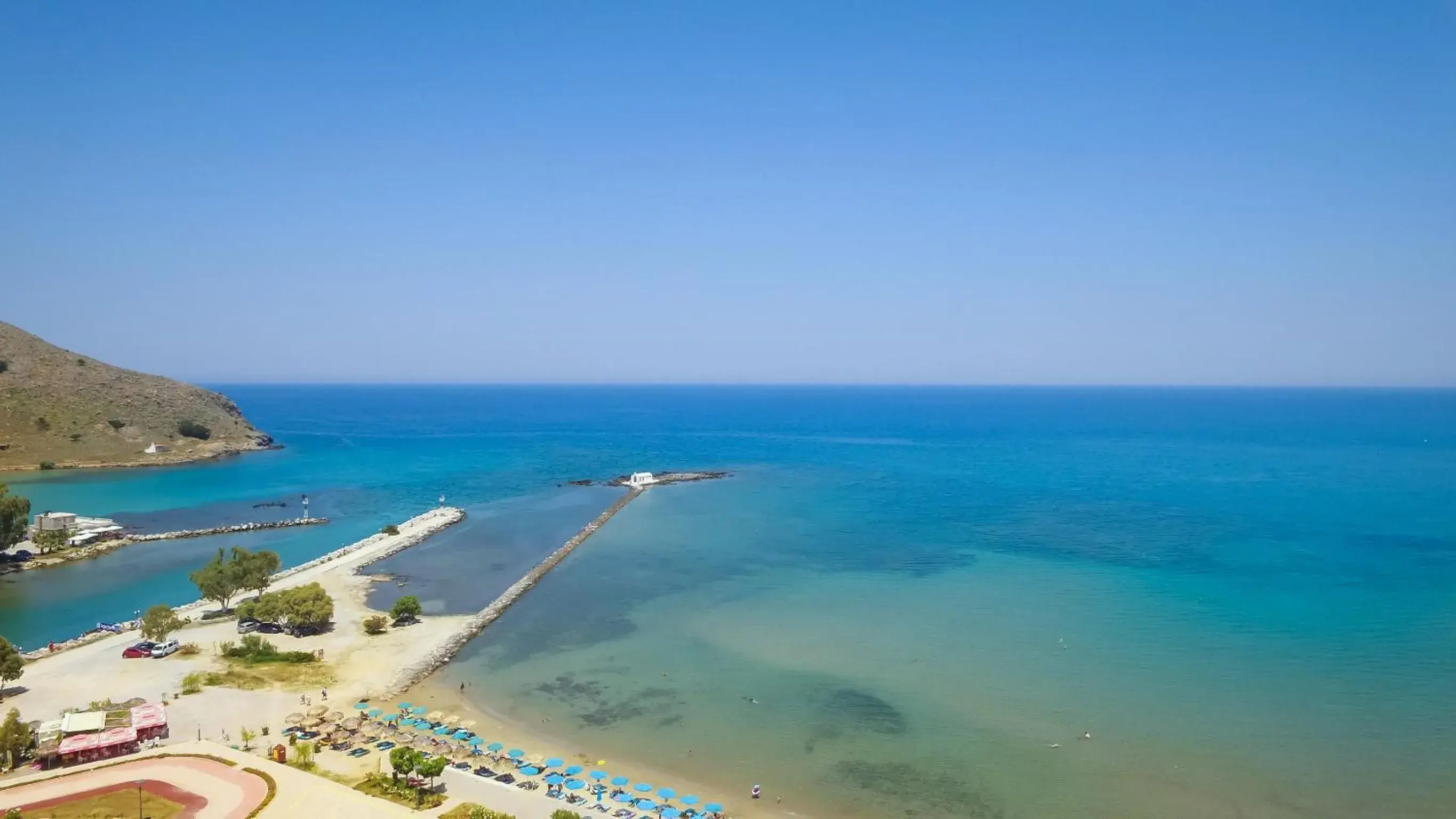 Bird's-eye View in Georgioupolis Beach Hotel