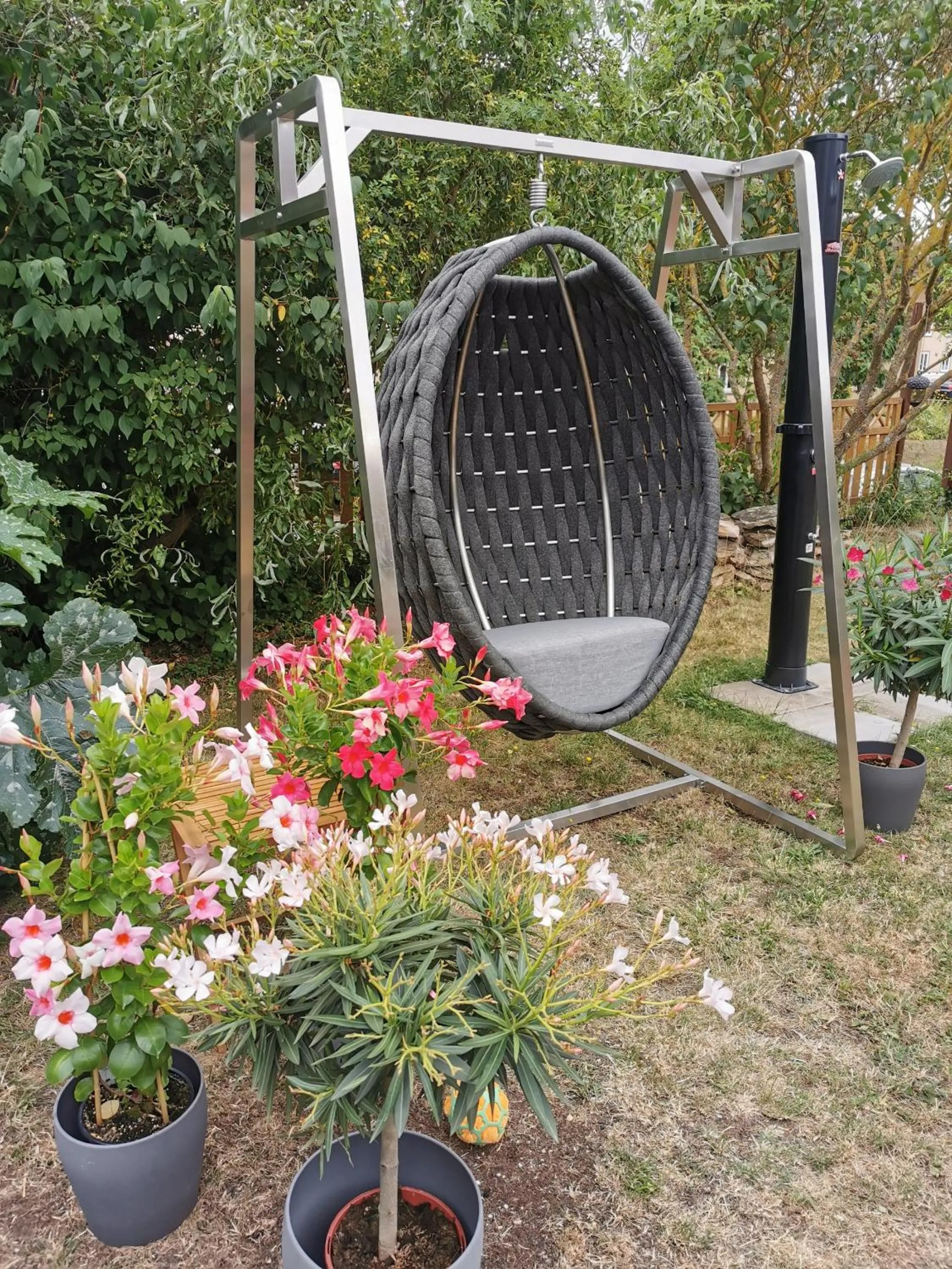 Patio in Apartmenthaus Wertheim