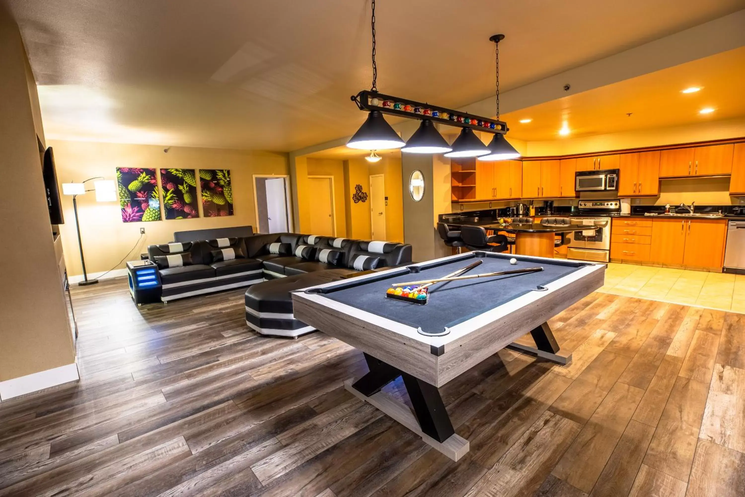 Billiards in 2100 SqFt Penthouse Suite W/ Strip Views! POOL GYM