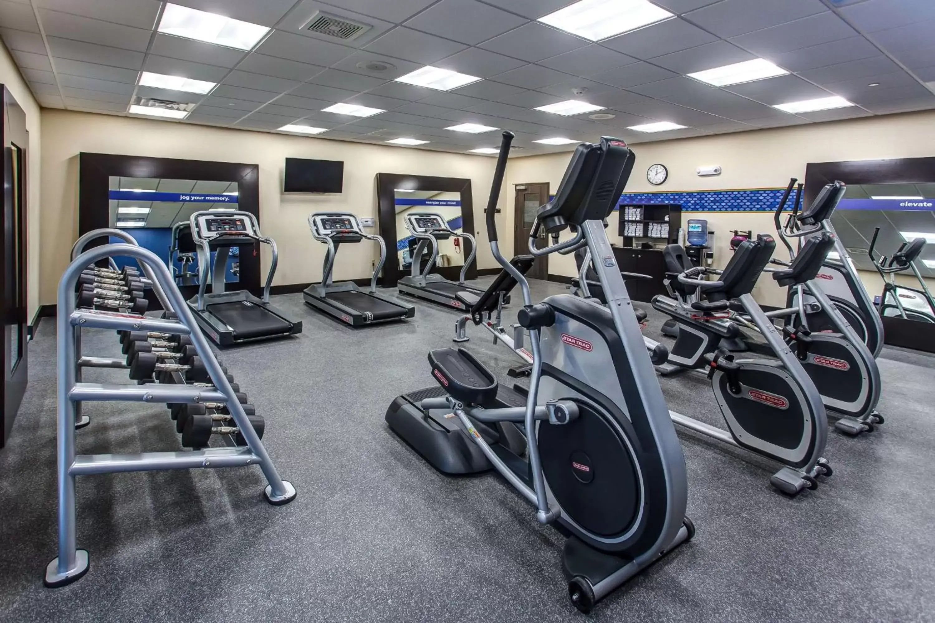 Fitness centre/facilities, Fitness Center/Facilities in Hampton Inn & Suites-Wichita/Airport, KS