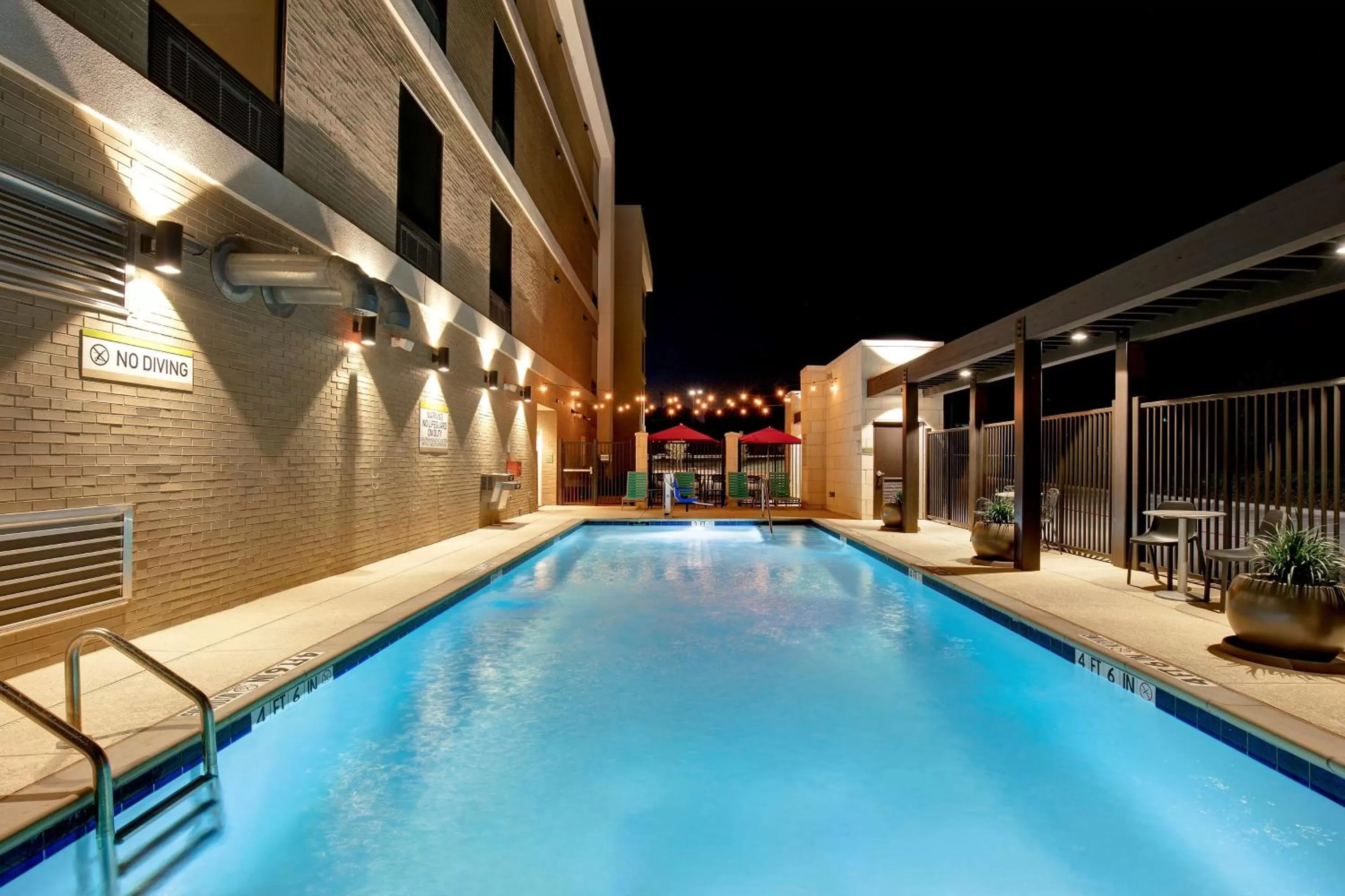 Pool view in Home2 Suites By Hilton Lewisville Dallas