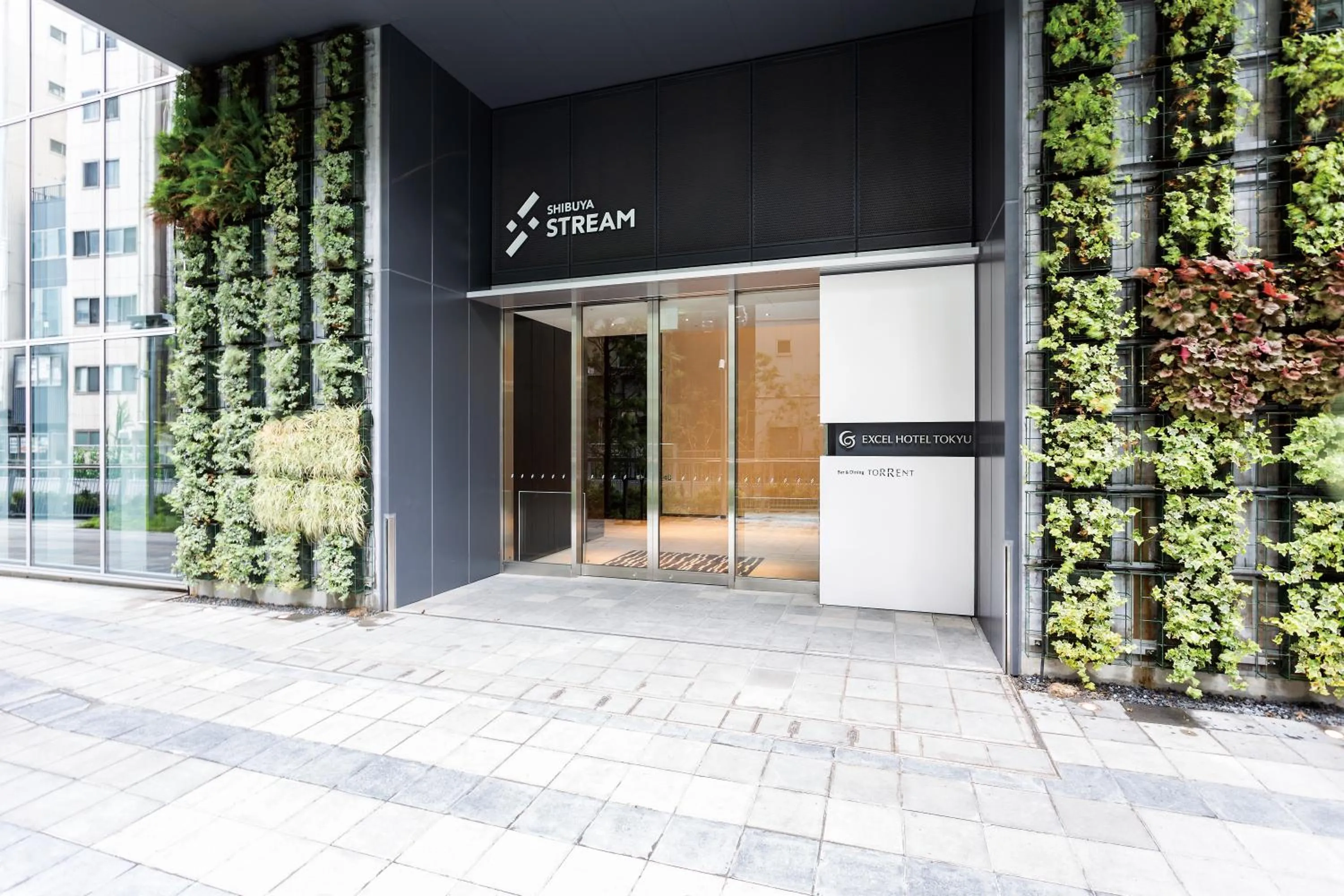 Facade/entrance in SHIBUYA STREAM HOTEL formerly Shibuya Stream Excel Hotel Tokyu
