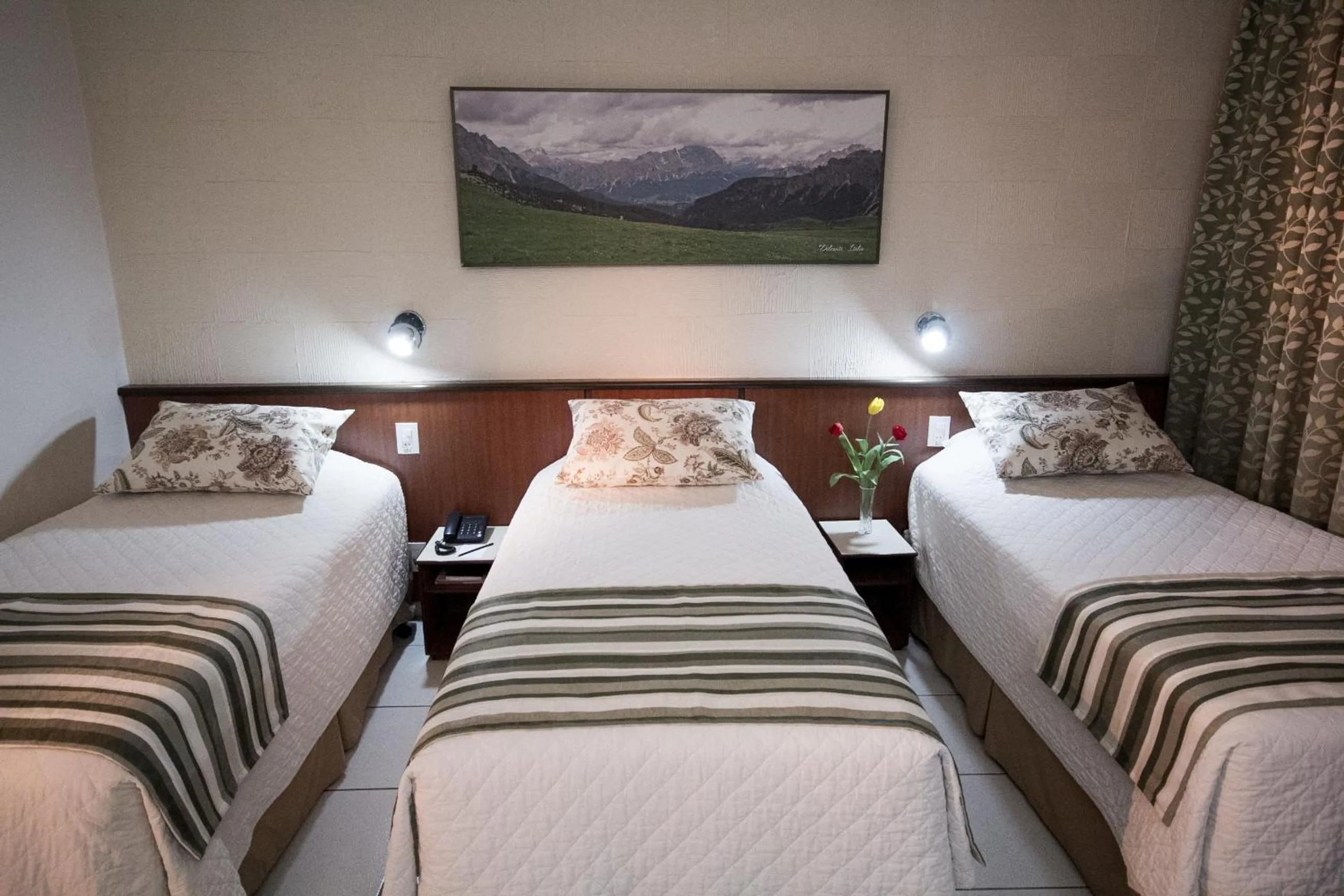 Bed in Aguas do Iguaçu Hotel Centro