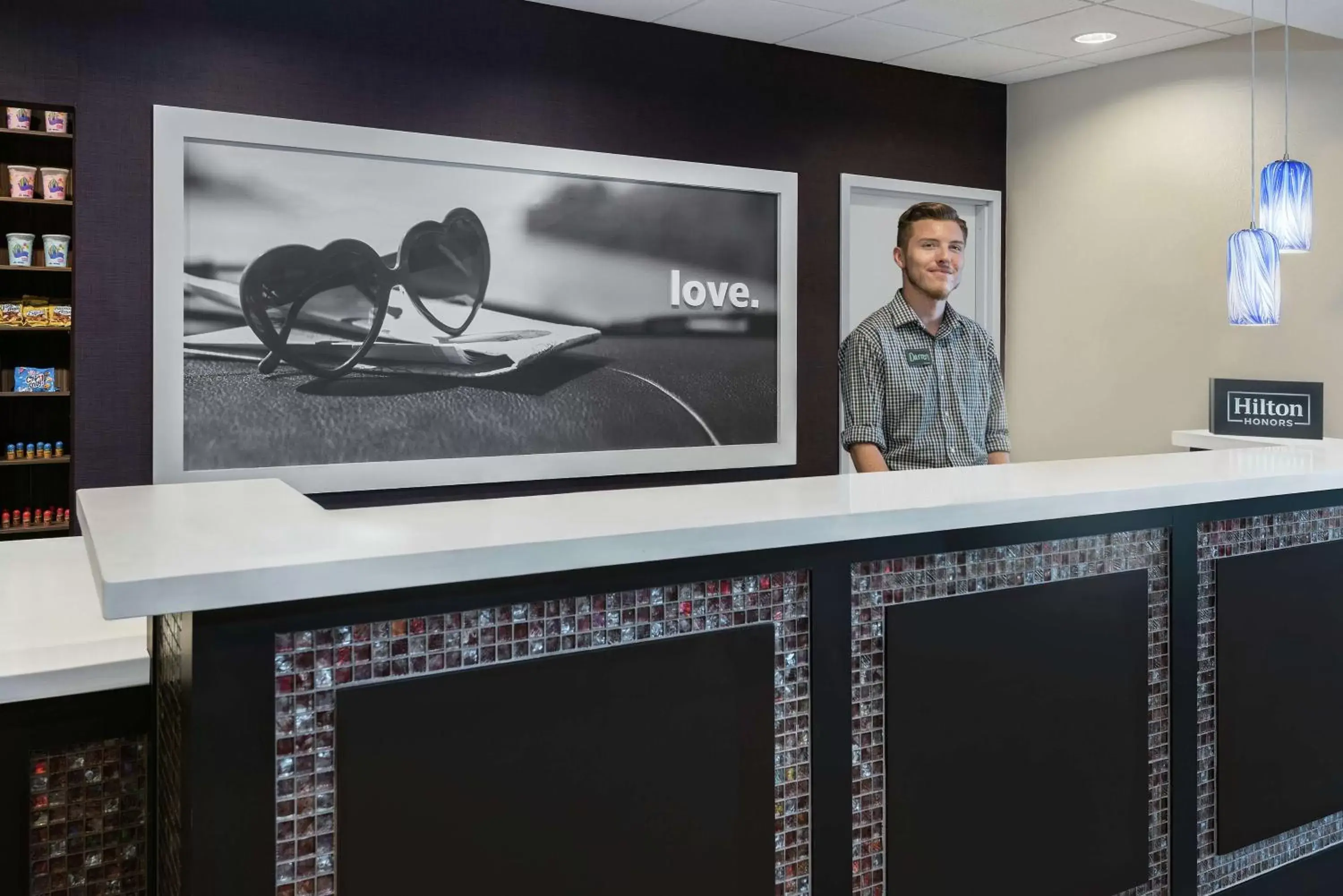 Lobby or reception in Hampton Inn & Suites San Antonio Brooks City Base, TX