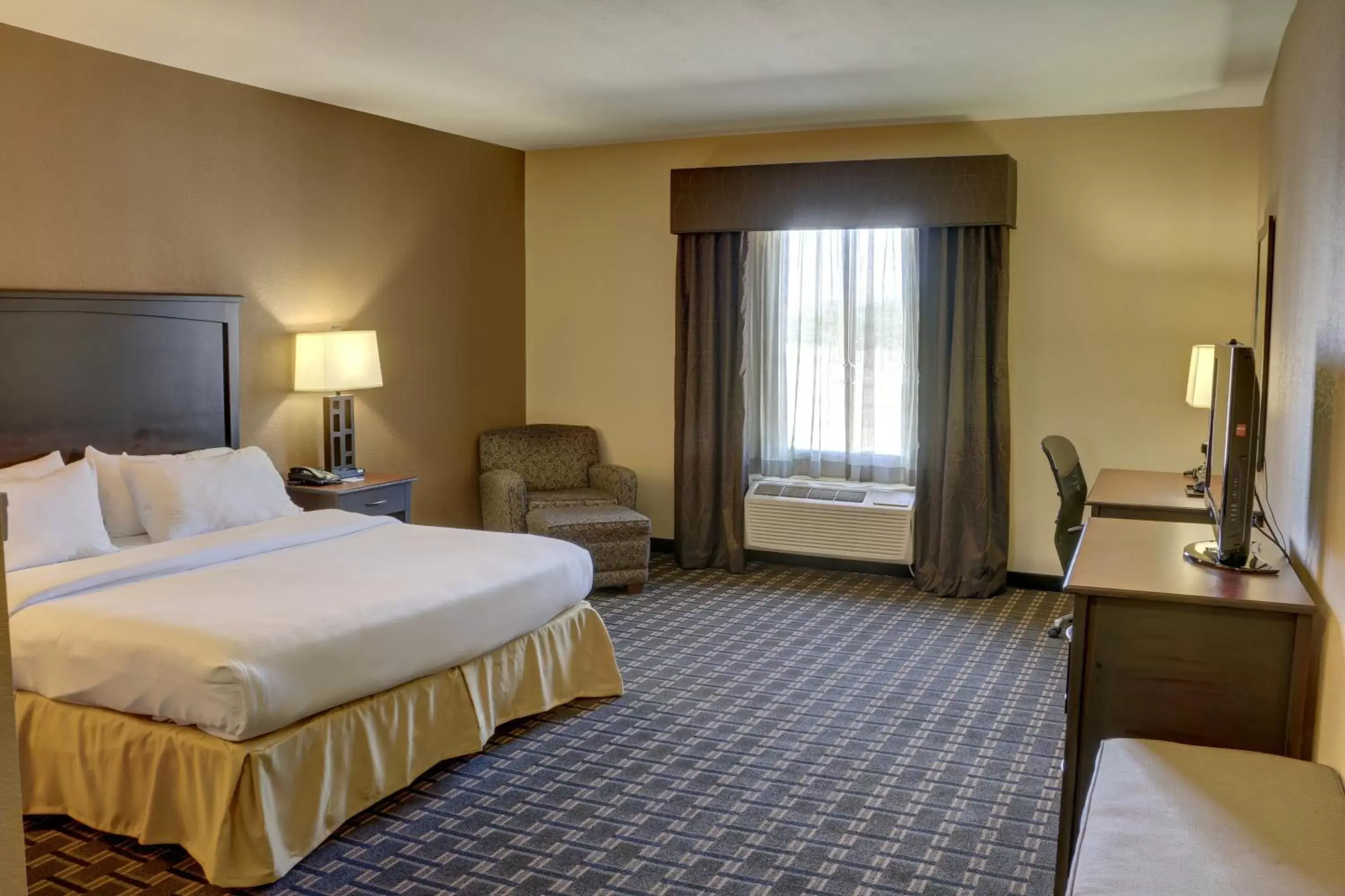 Bedroom, Bed in Holiday Inn Express Hotel & Suites Texarkana East, an IHG Hotel