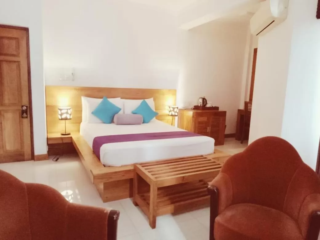 Bed in The Heaven's Villa Kandy