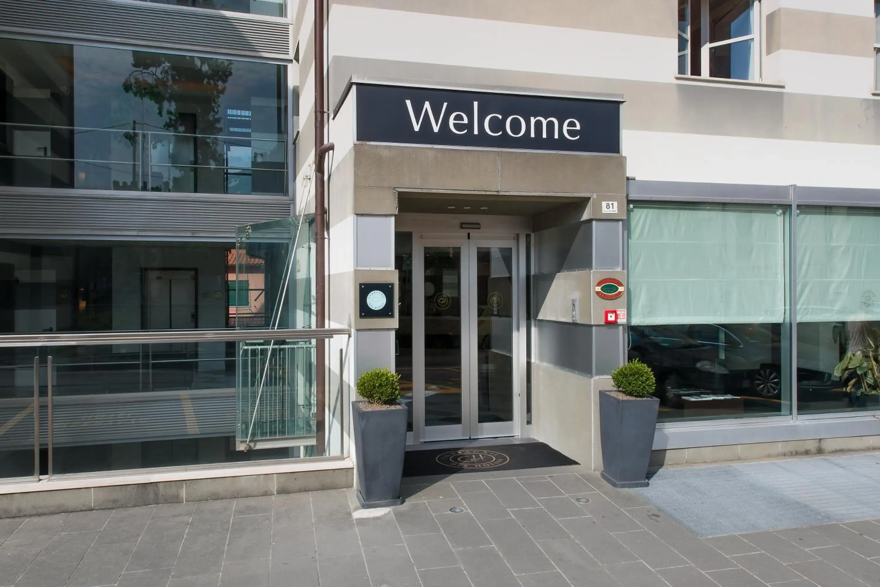 Facade/Entrance in CDH Hotel La Spezia